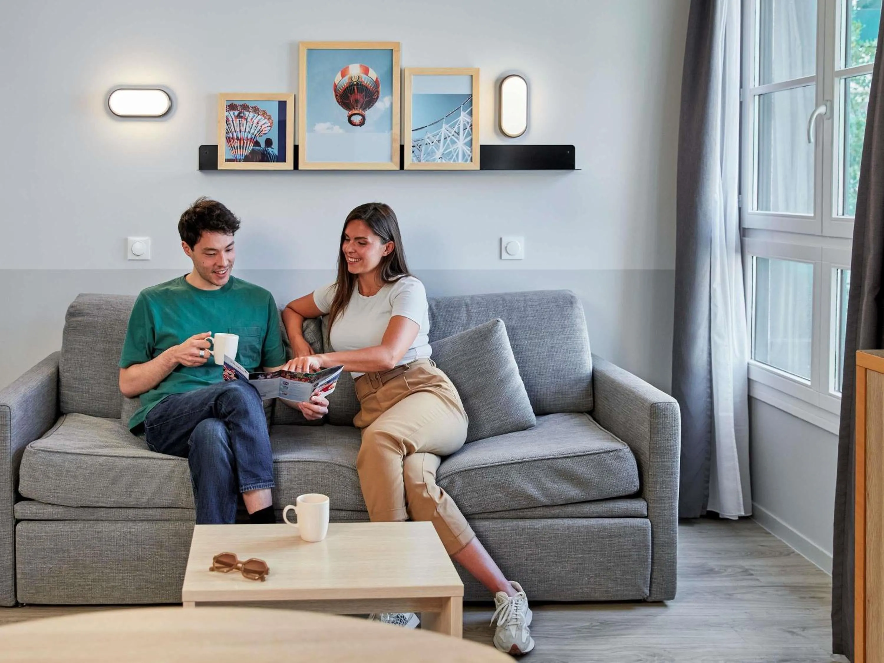 Bedroom in Aparthotel Adagio Val d'Europe près de Disneyland Paris