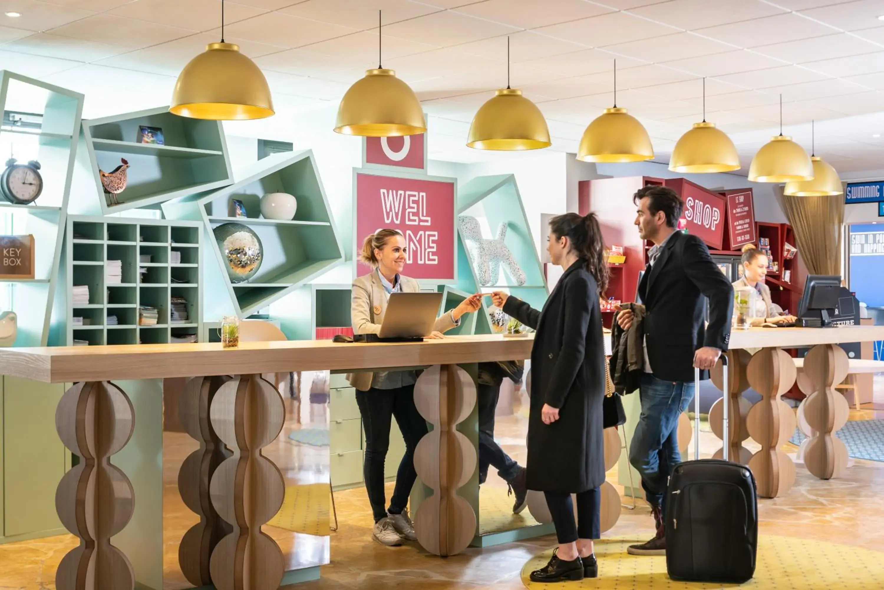 Lobby or reception in Aparthotel Adagio Val d'Europe près de Disneyland Paris Lobby or reception in Aparthotel Adagio Val d'Europe près de Disneyland Paris
