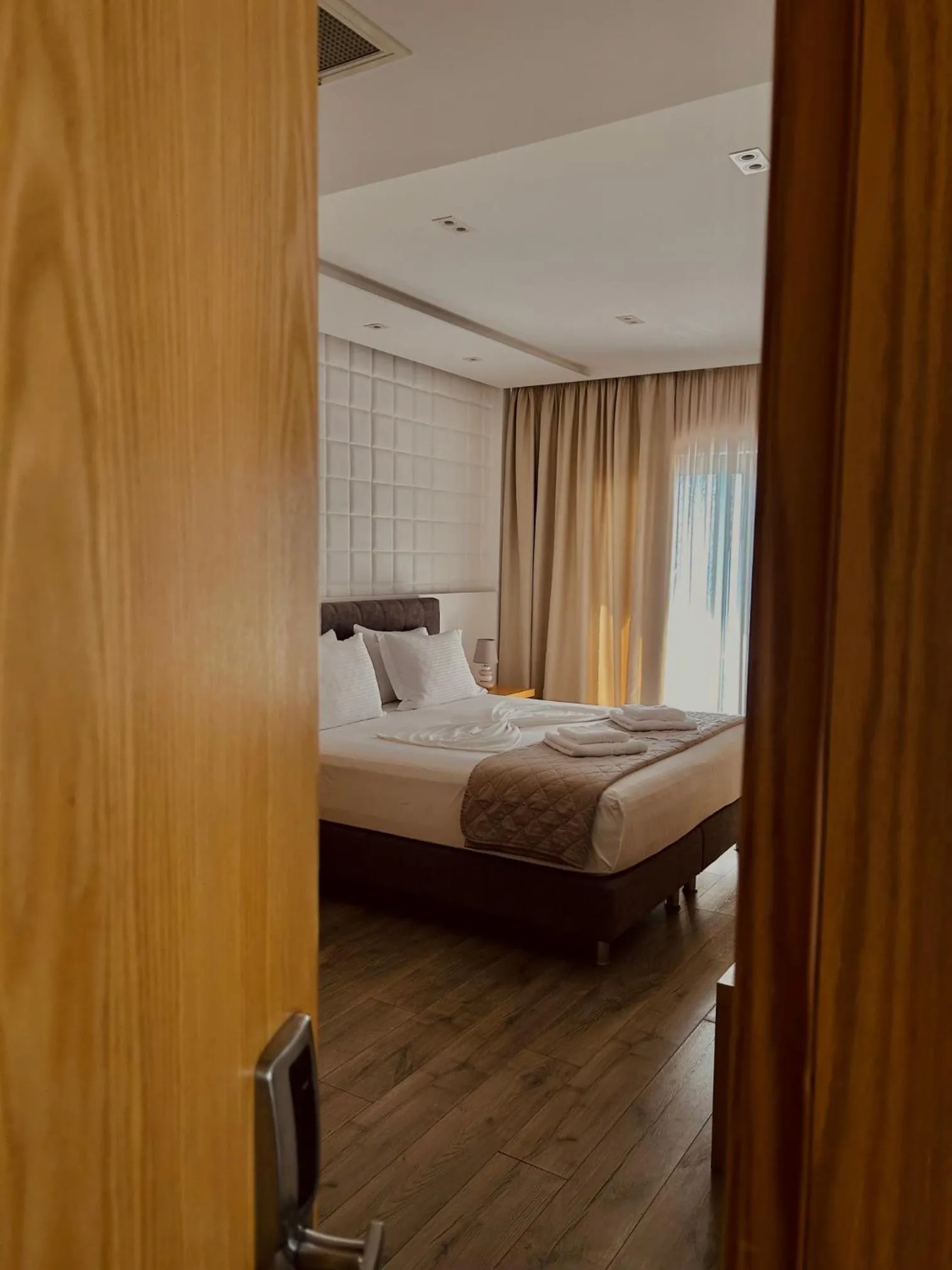 Property building, Bed in Hotel Sole