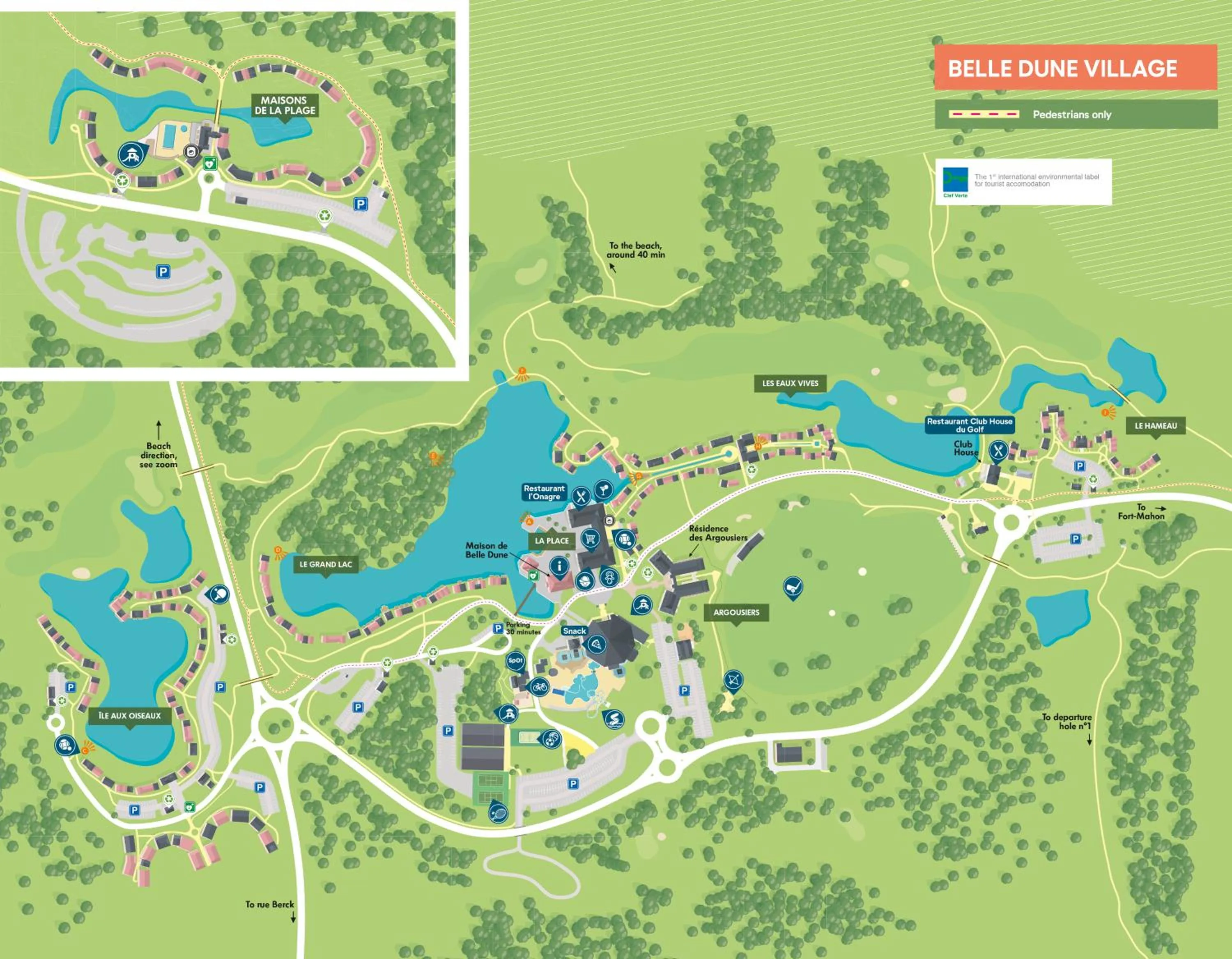 Bird's eye view in Village Pierre & Vacances Belle Dune