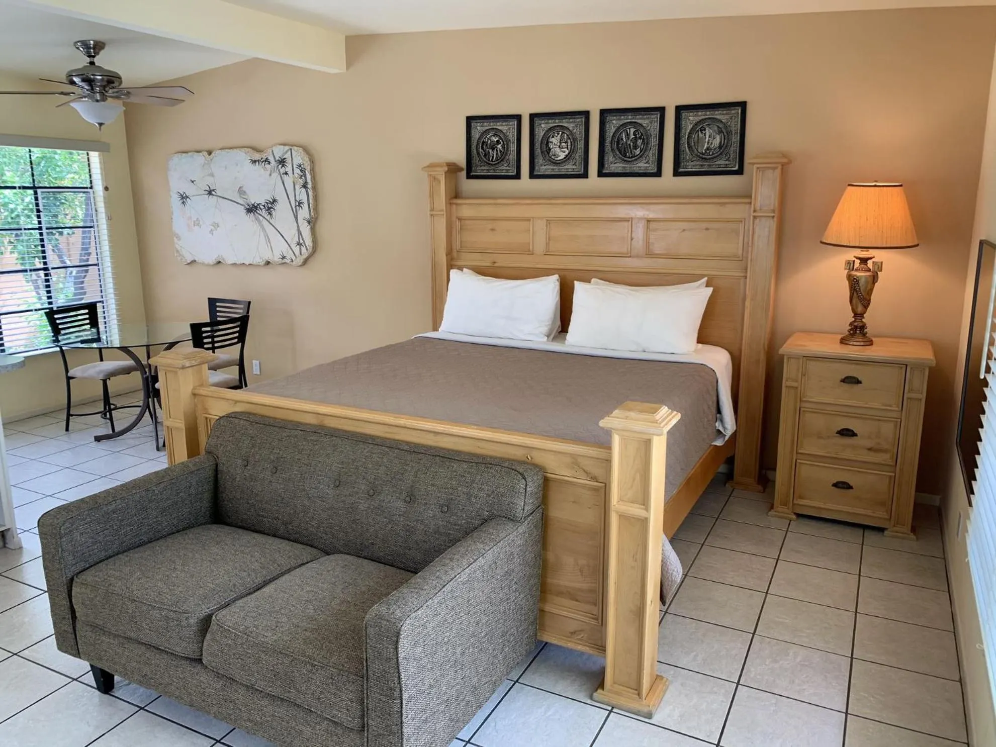 Bed in Vista Grande Resort - A Gay Men's Resort