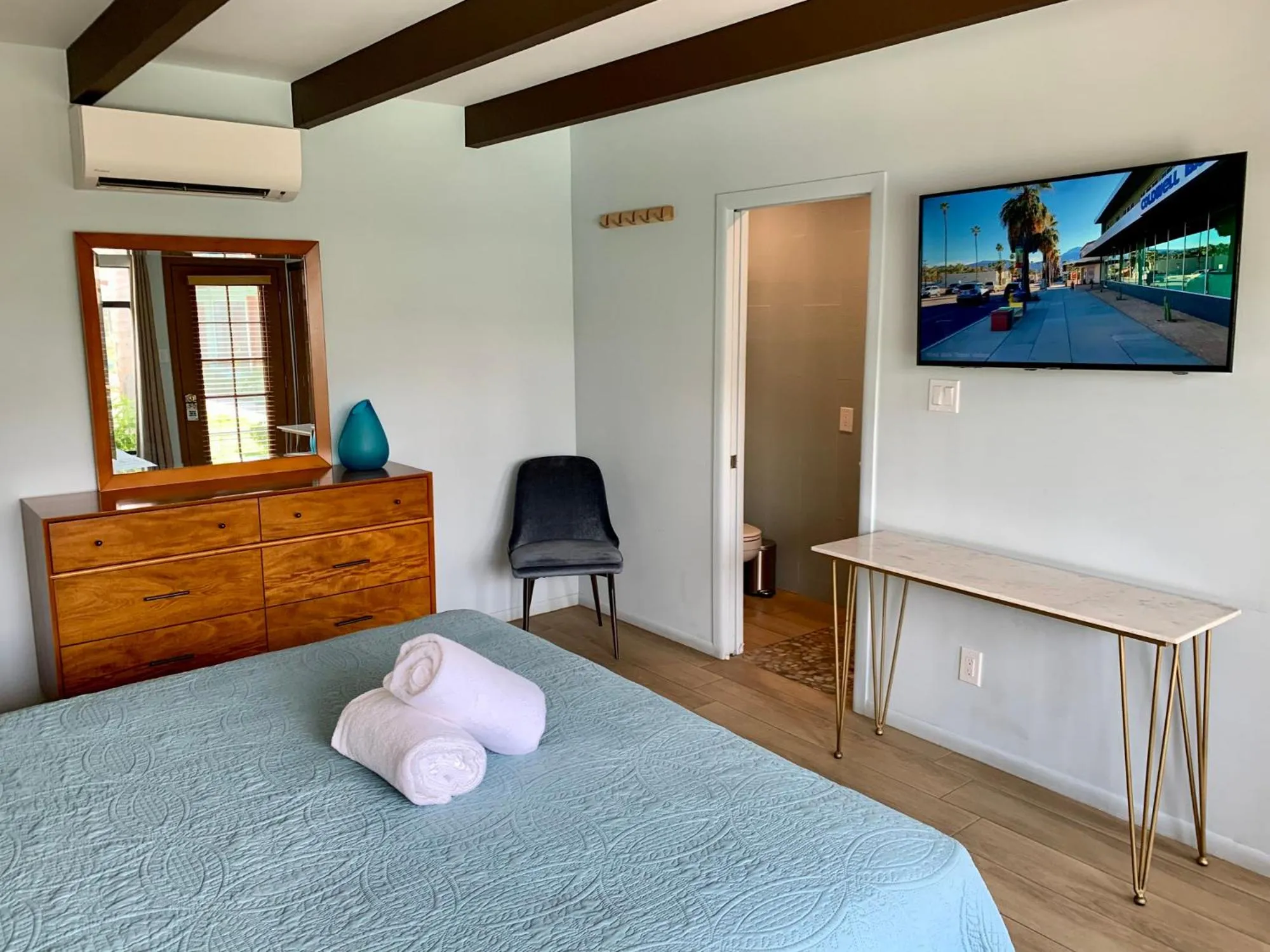 Bed in Vista Grande Resort - A Gay Men's Resort