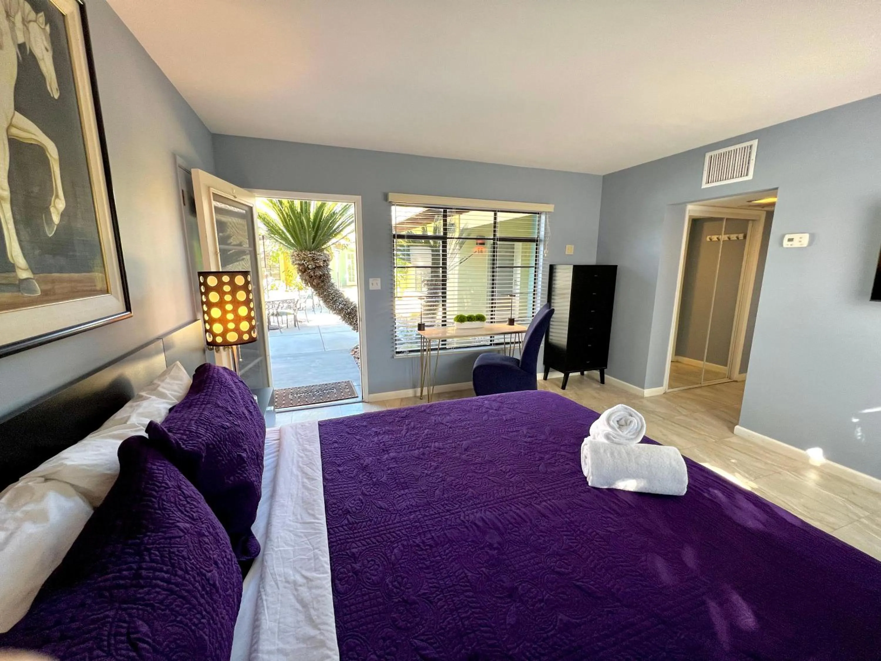 Bed in Vista Grande Resort - A Gay Men's Resort