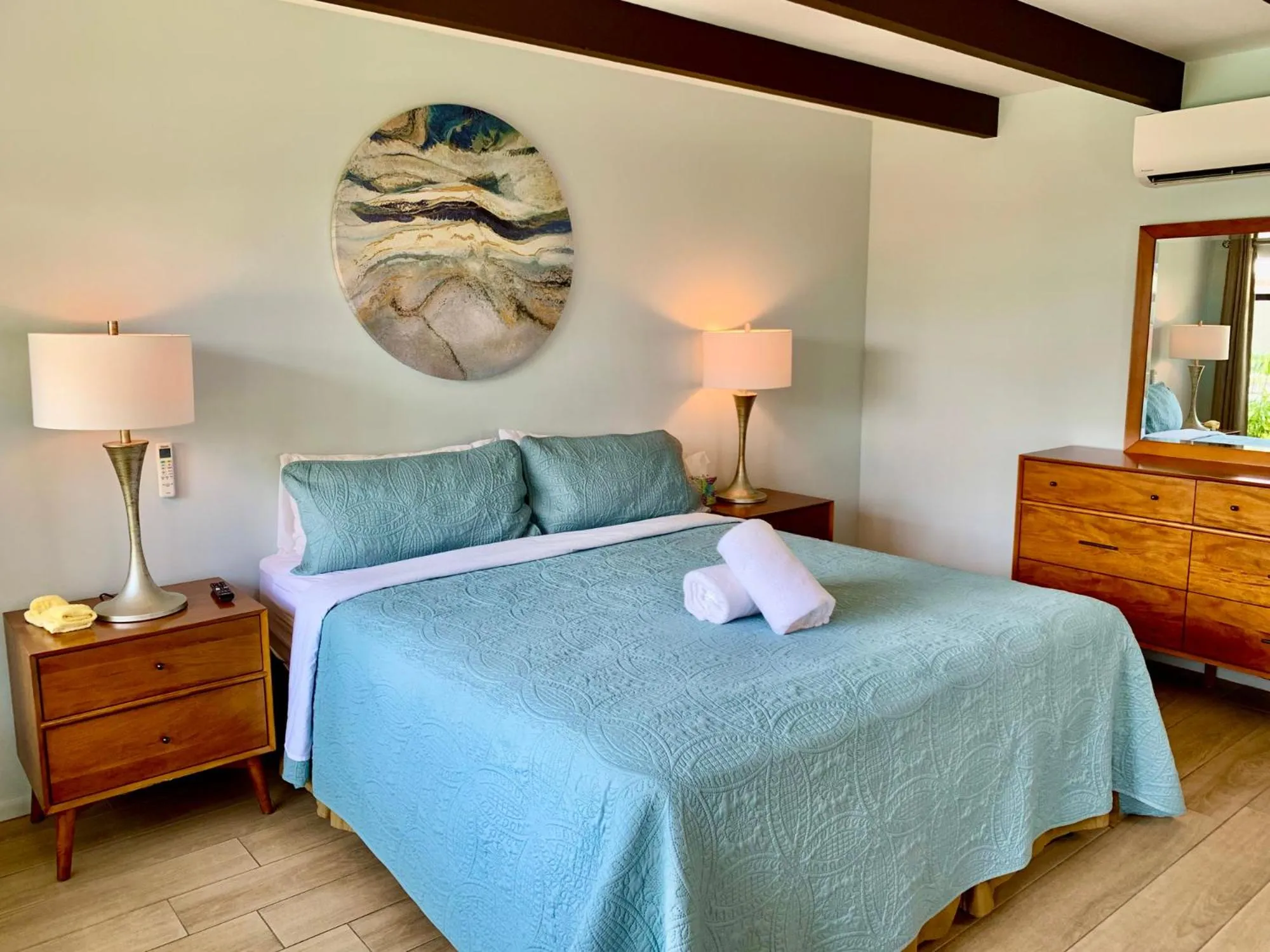 Bed in Vista Grande Resort - A Gay Men's Resort