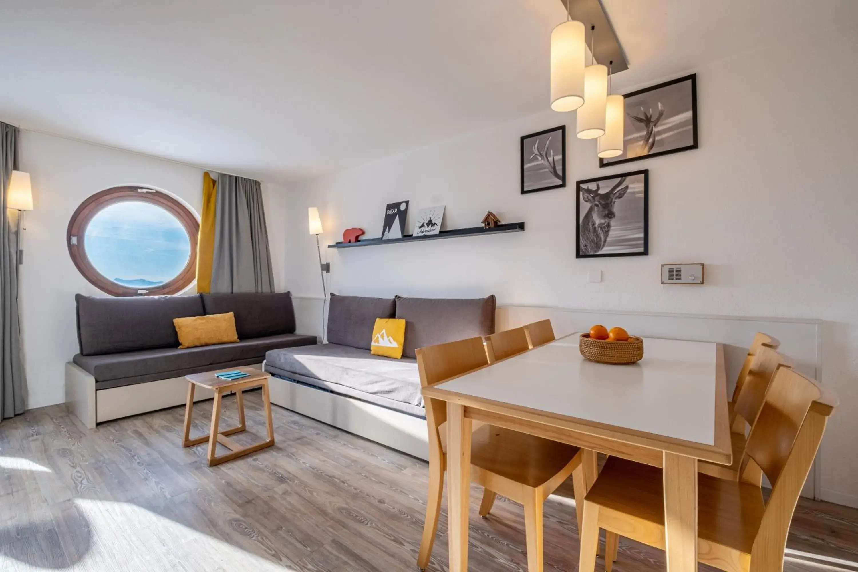 Living room in Résidence Pierre & Vacances Saskia Falaise Living room in Résidence Pierre & Vacances Saskia Falaise