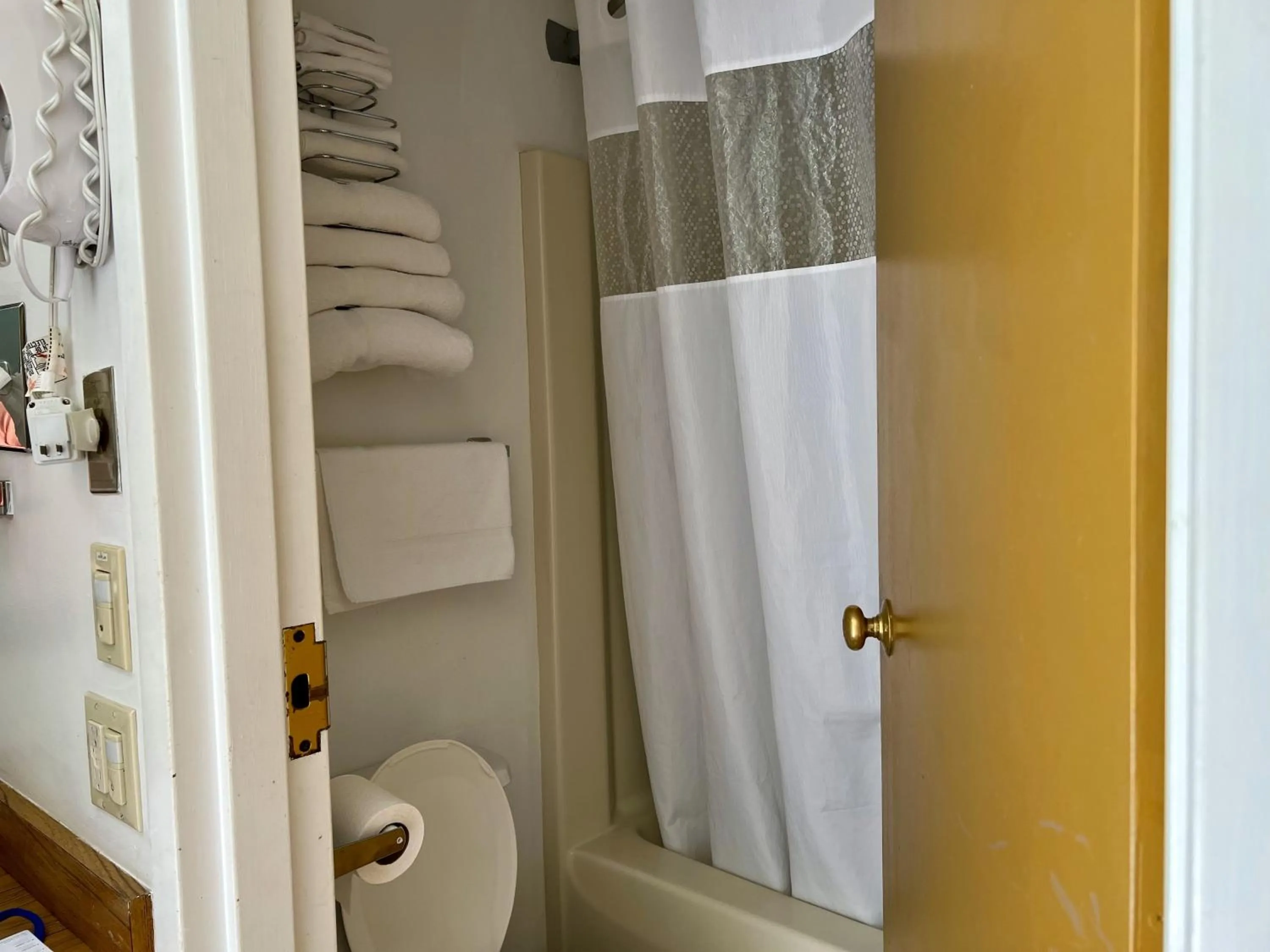 Bathroom in Travelodge by Wyndham Hershey