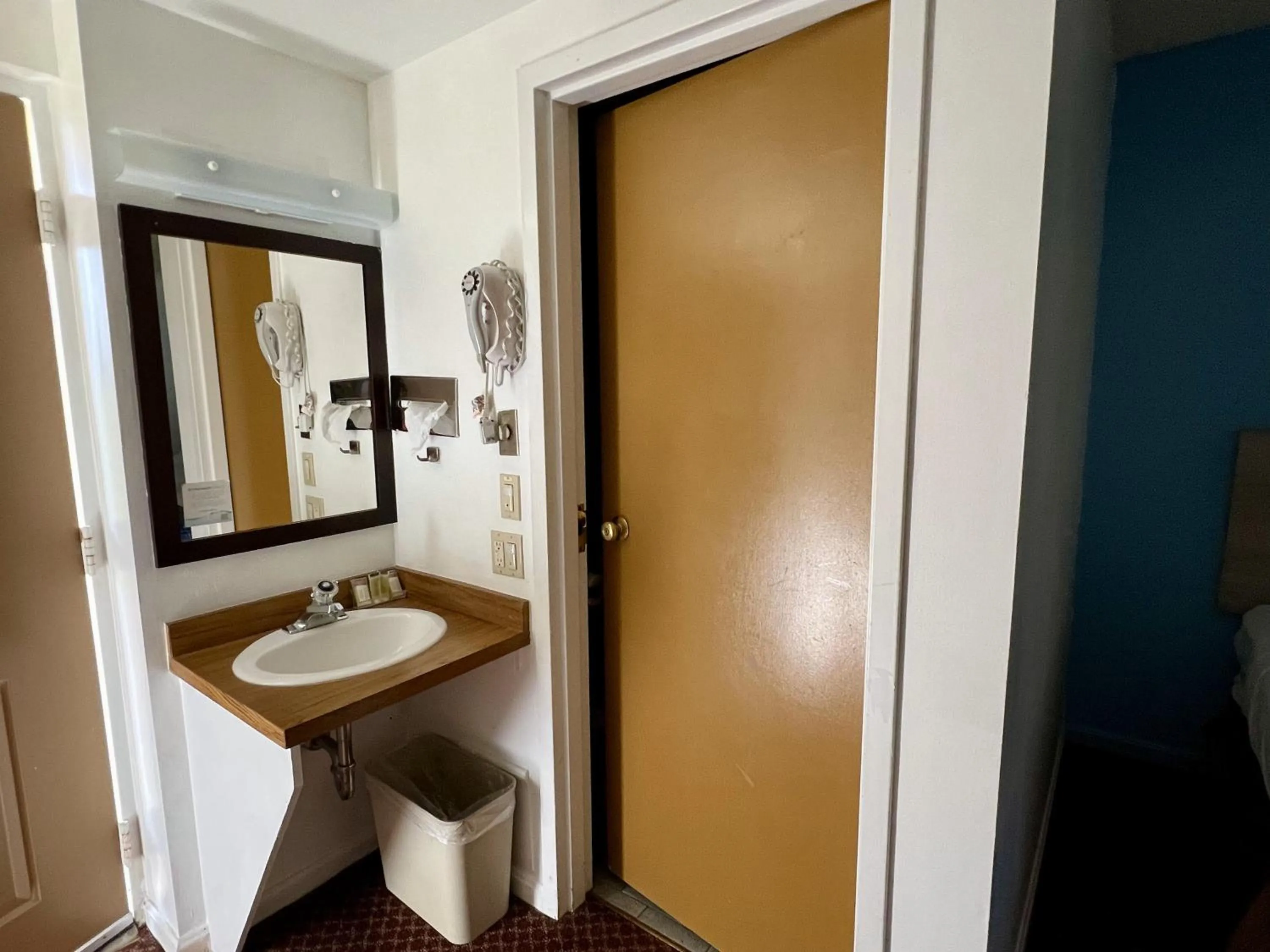 Bathroom in Travelodge by Wyndham Hershey