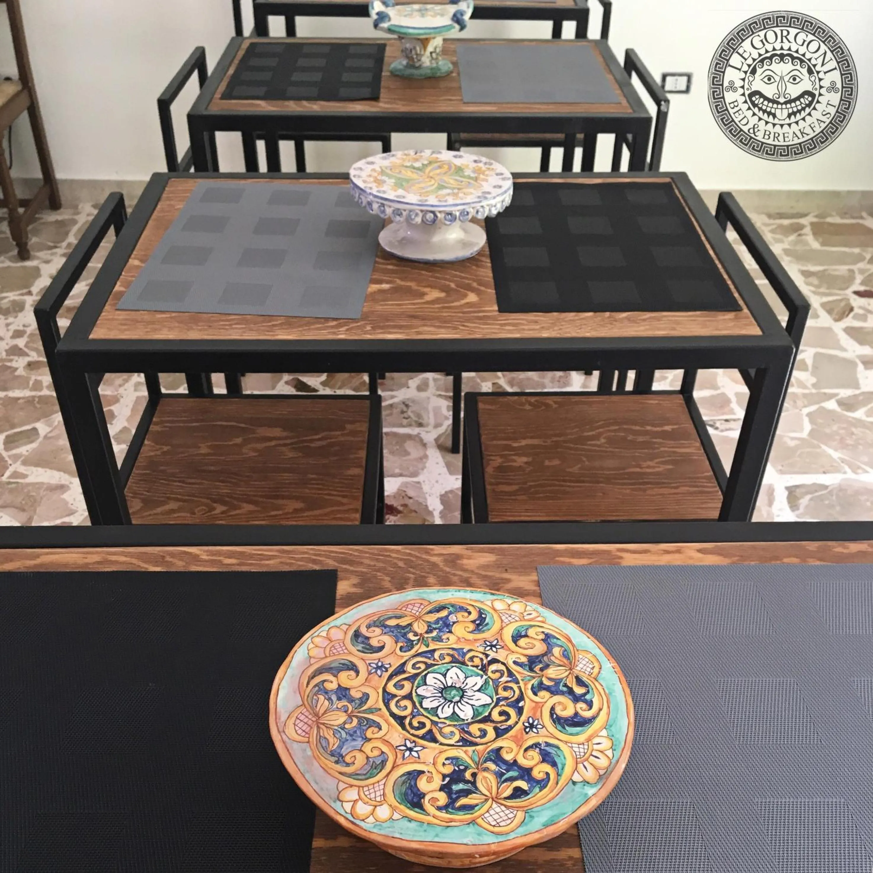 Dining area in Le Gorgoni b&b