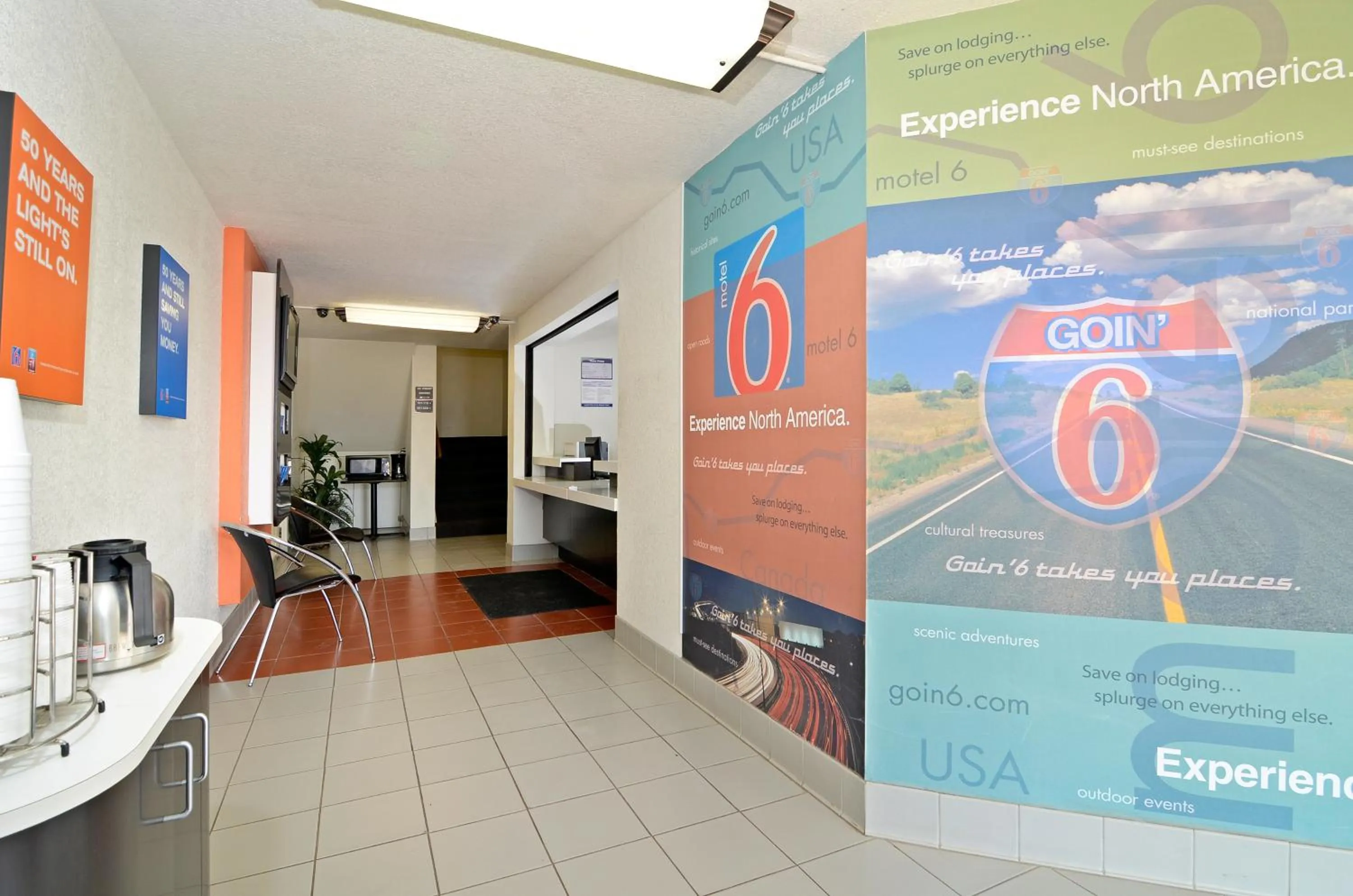Lobby or reception in Motel 6-South Haven, KS