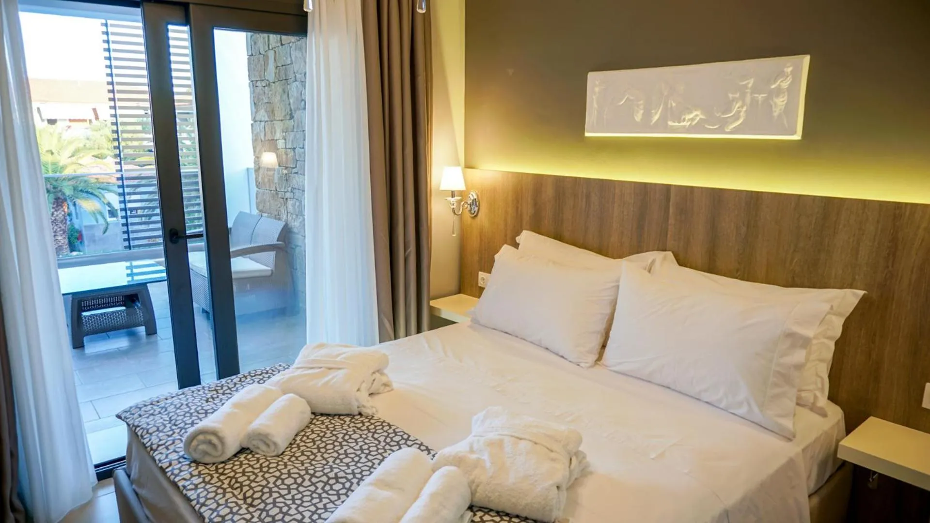 Bed in Agnes Deluxe Hotel