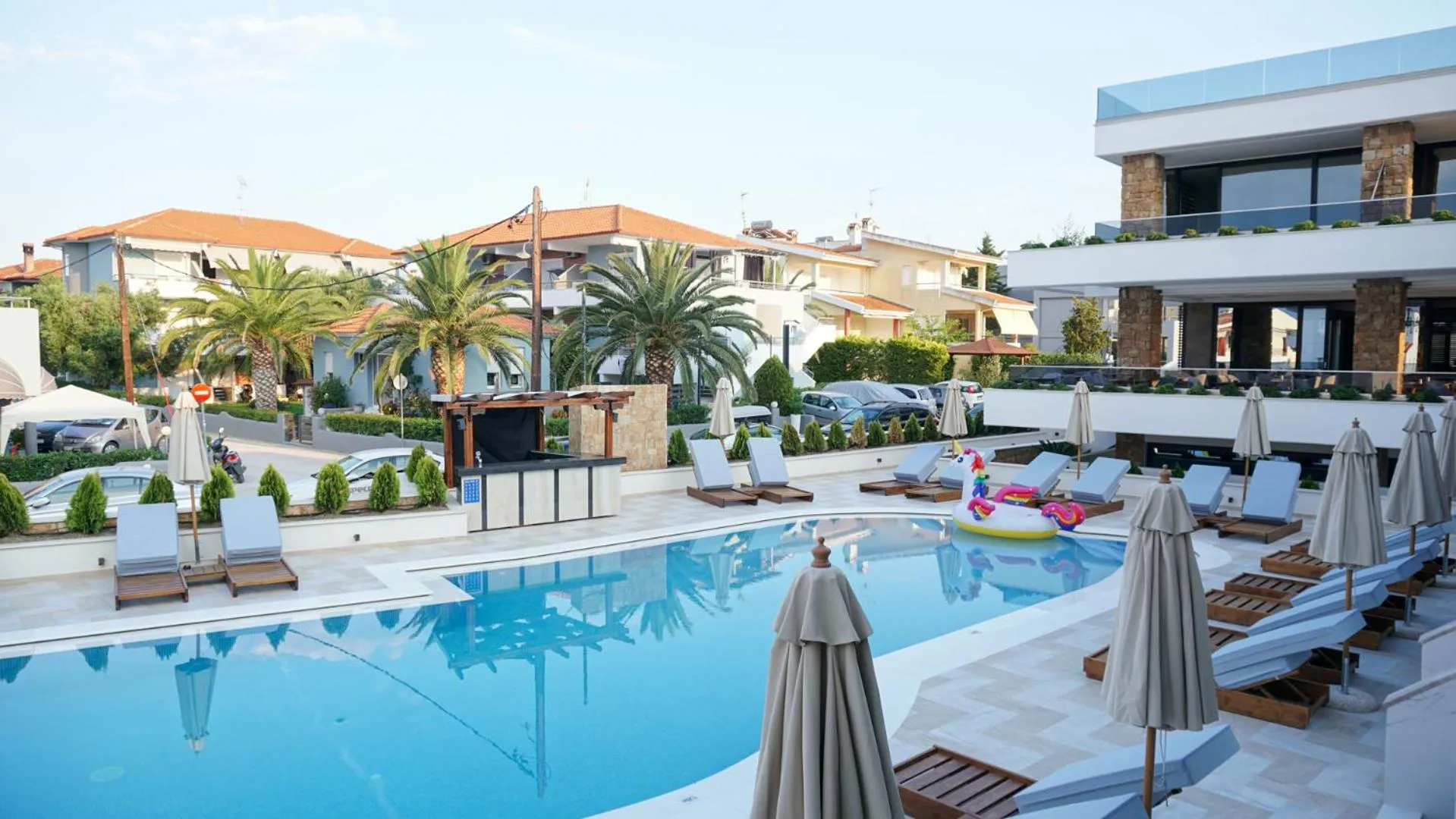 Swimming pool in Agnes Deluxe Hotel