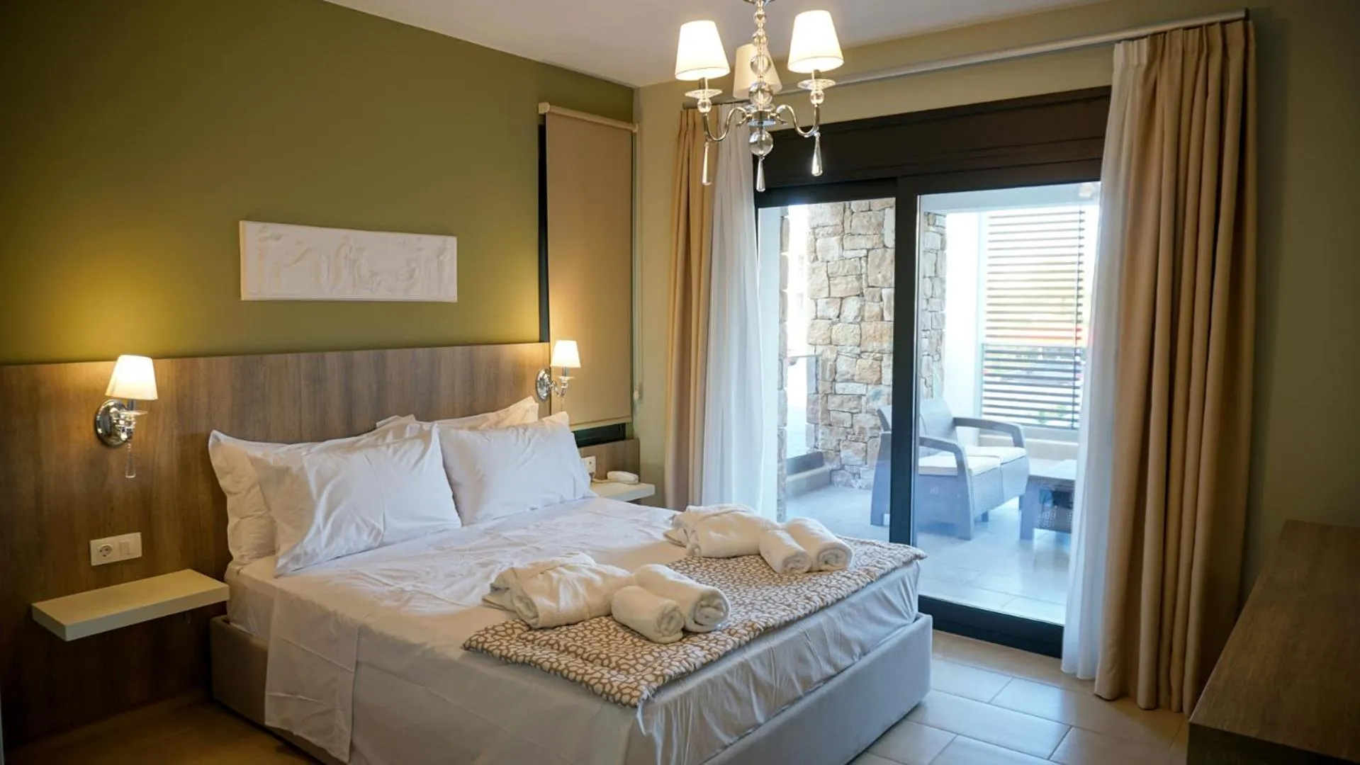 Bed in Agnes Deluxe Hotel