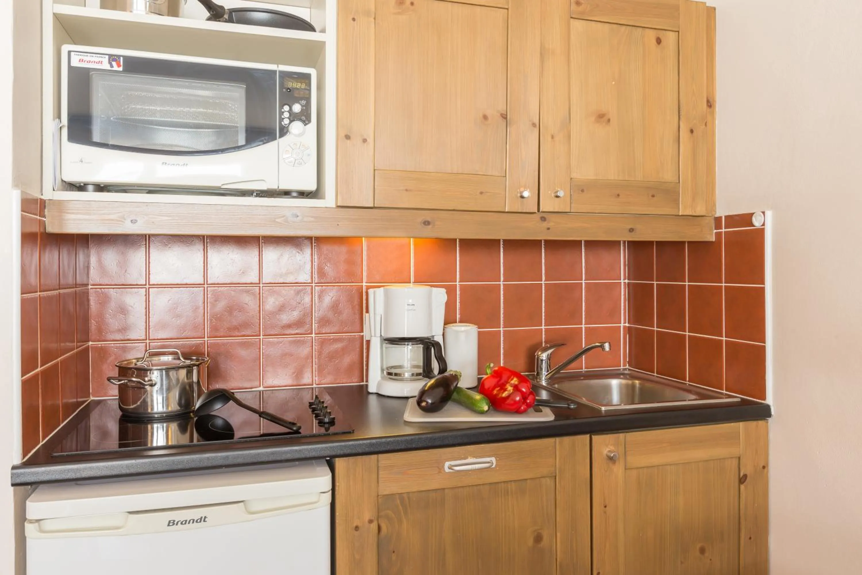 Coffee/tea facilities in Résidence Pierre & Vacances Le Quartz