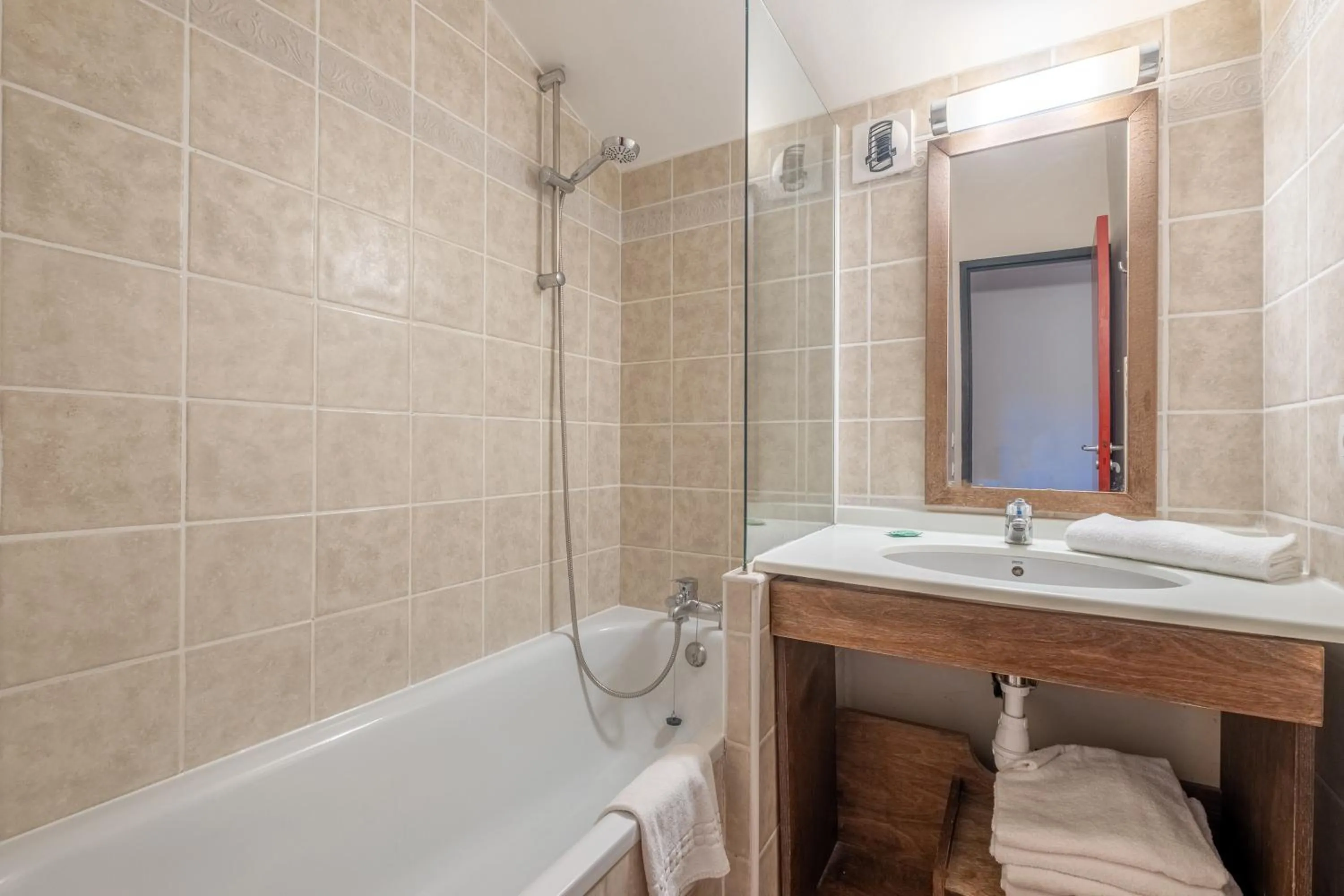 Bathroom in Résidence Pierre & Vacances Le Quartz