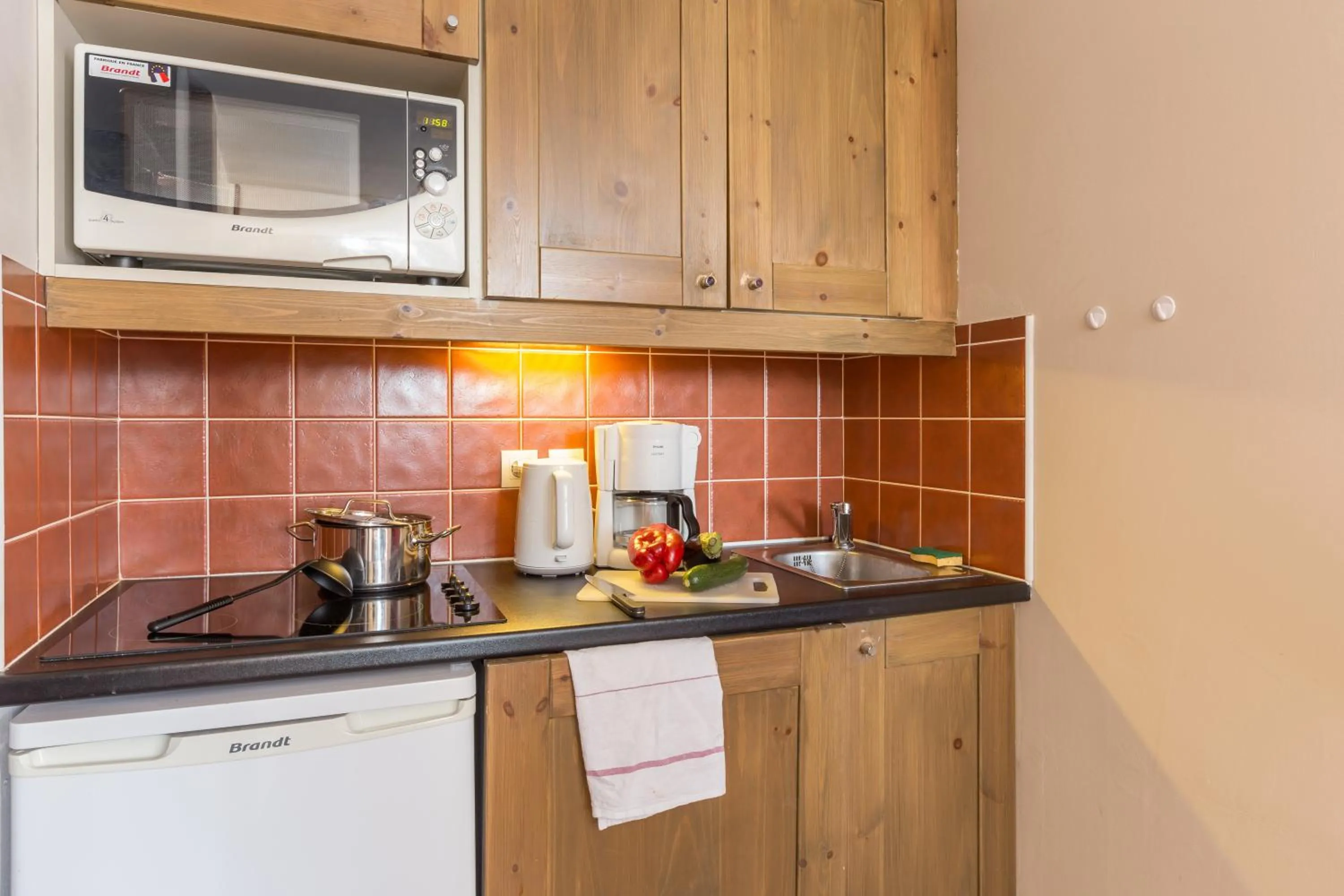 Coffee/tea facilities in Résidence Pierre & Vacances Le Quartz