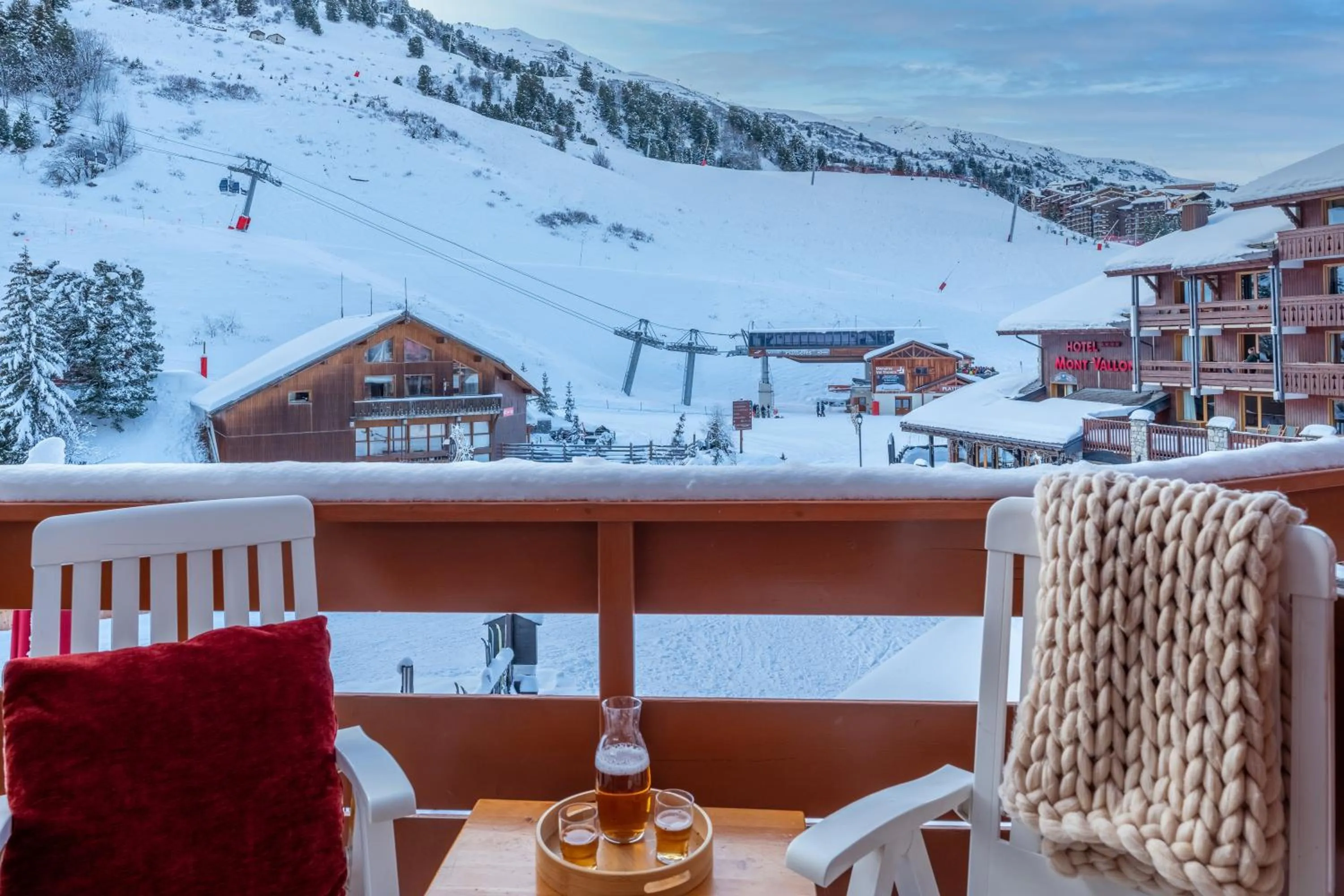 Balcony/Terrace in Résidence Pierre & Vacances Les Sentiers du Tueda