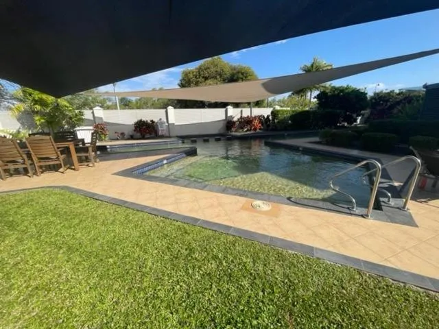 Swimming pool in City Stadium Apartment on the riverfront