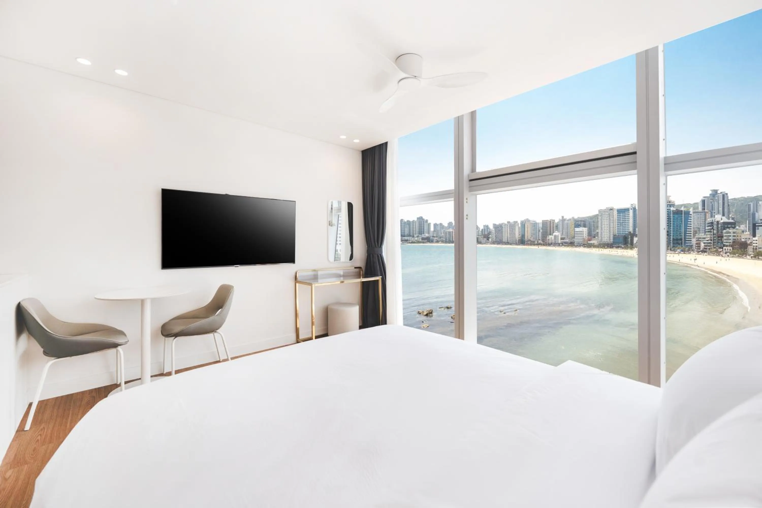 Bed in Ocean 2Heaven Hotel Busan