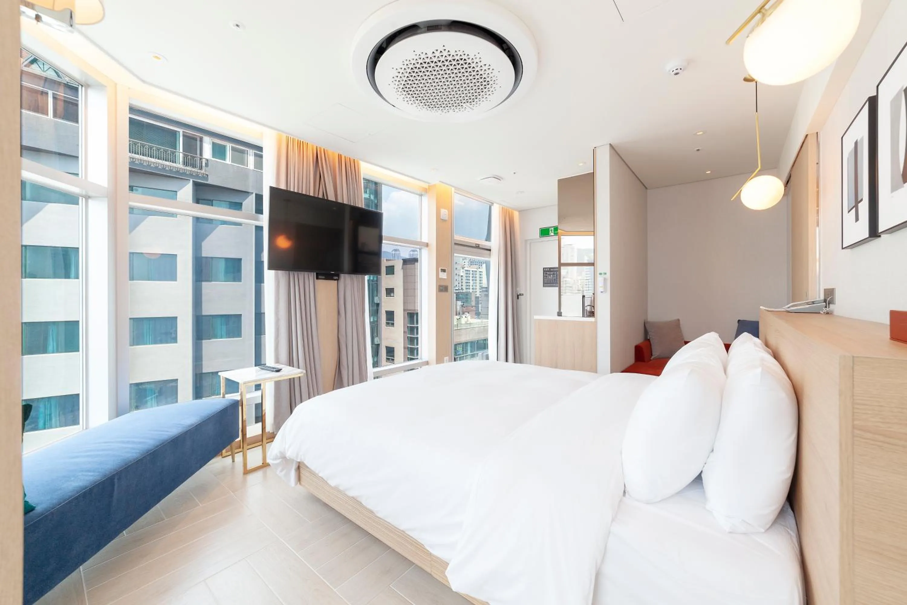 Bed in Ocean 2Heaven Hotel Busan