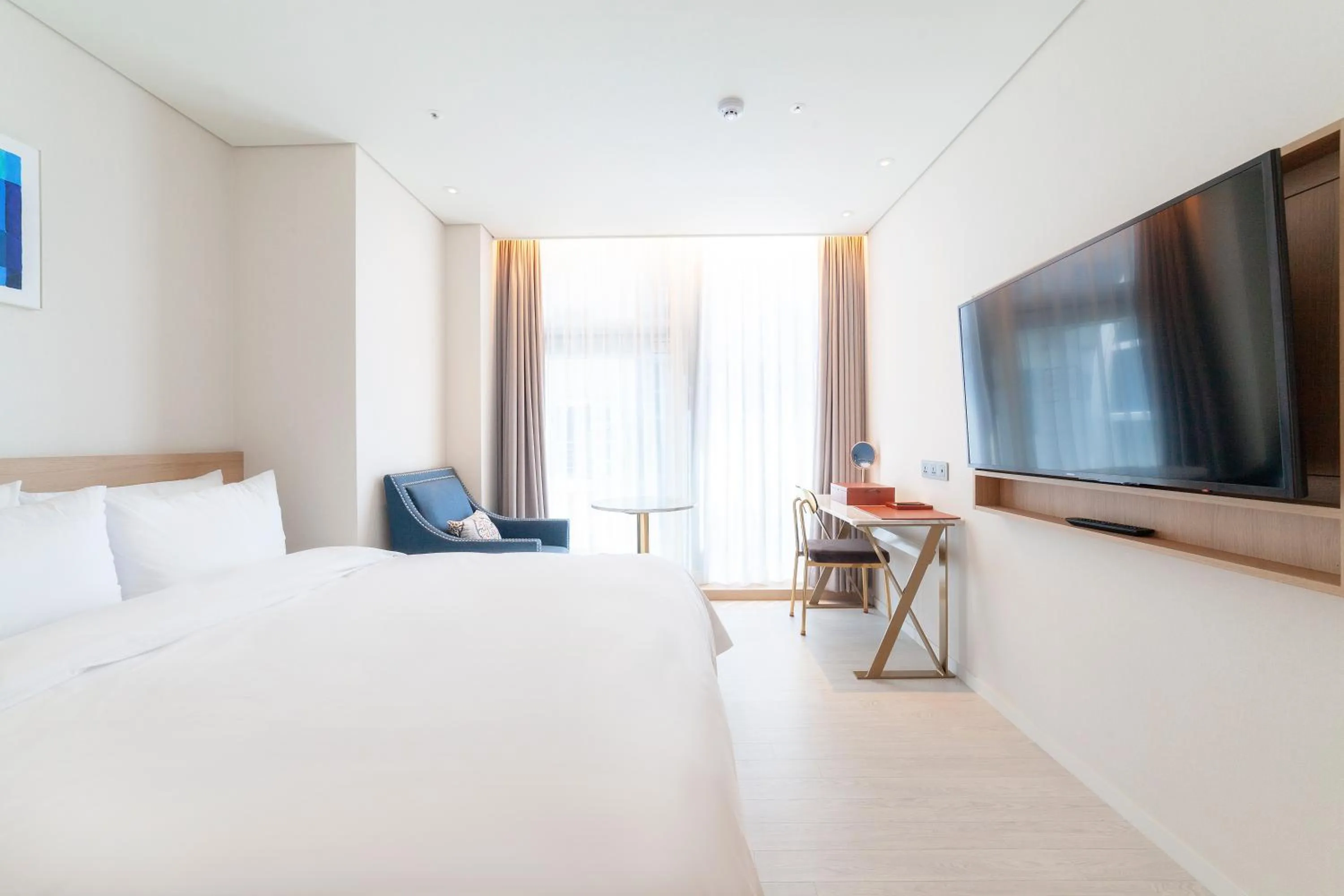 Bed in Ocean 2Heaven Hotel Busan