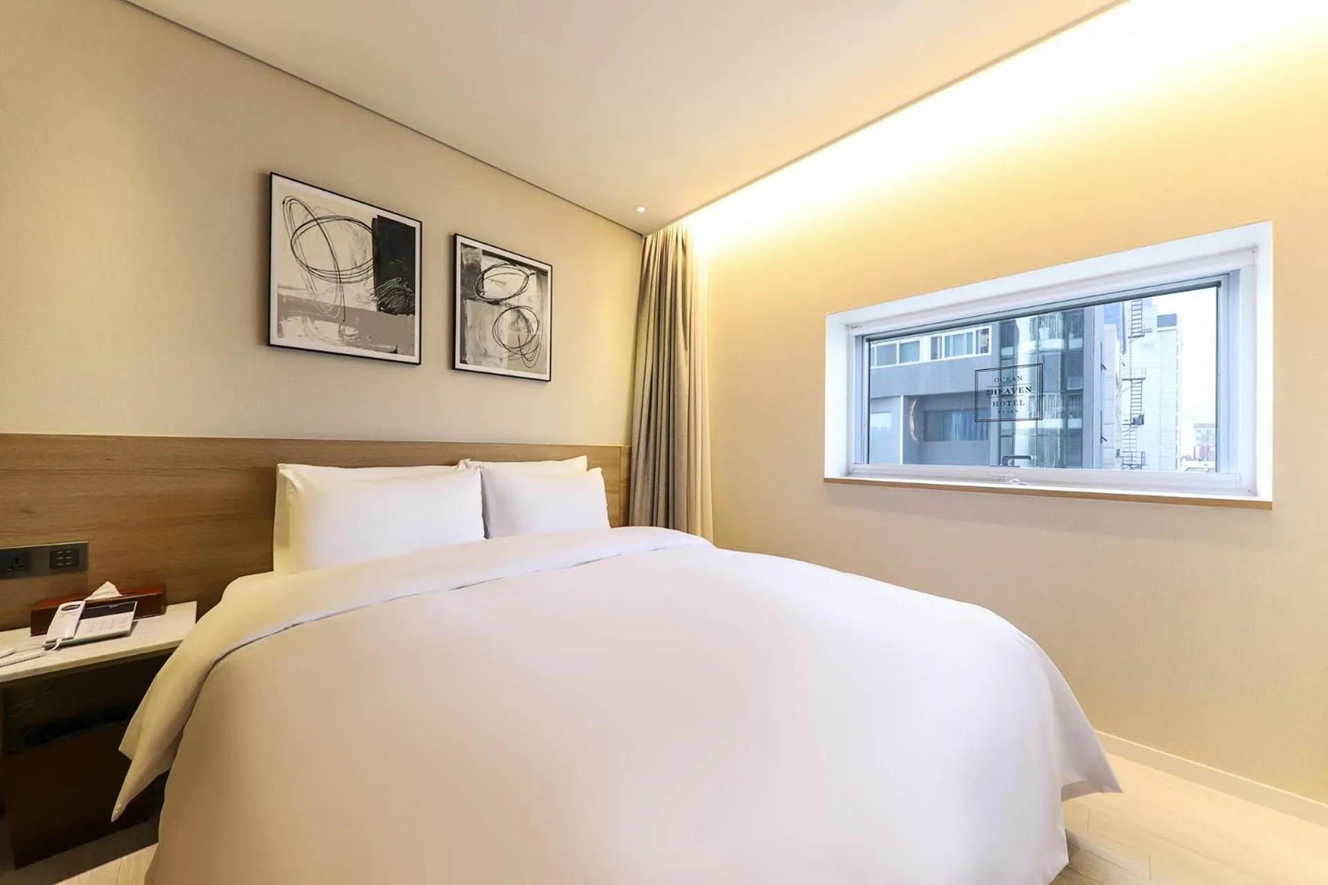 Bed in Ocean 2Heaven Hotel Busan