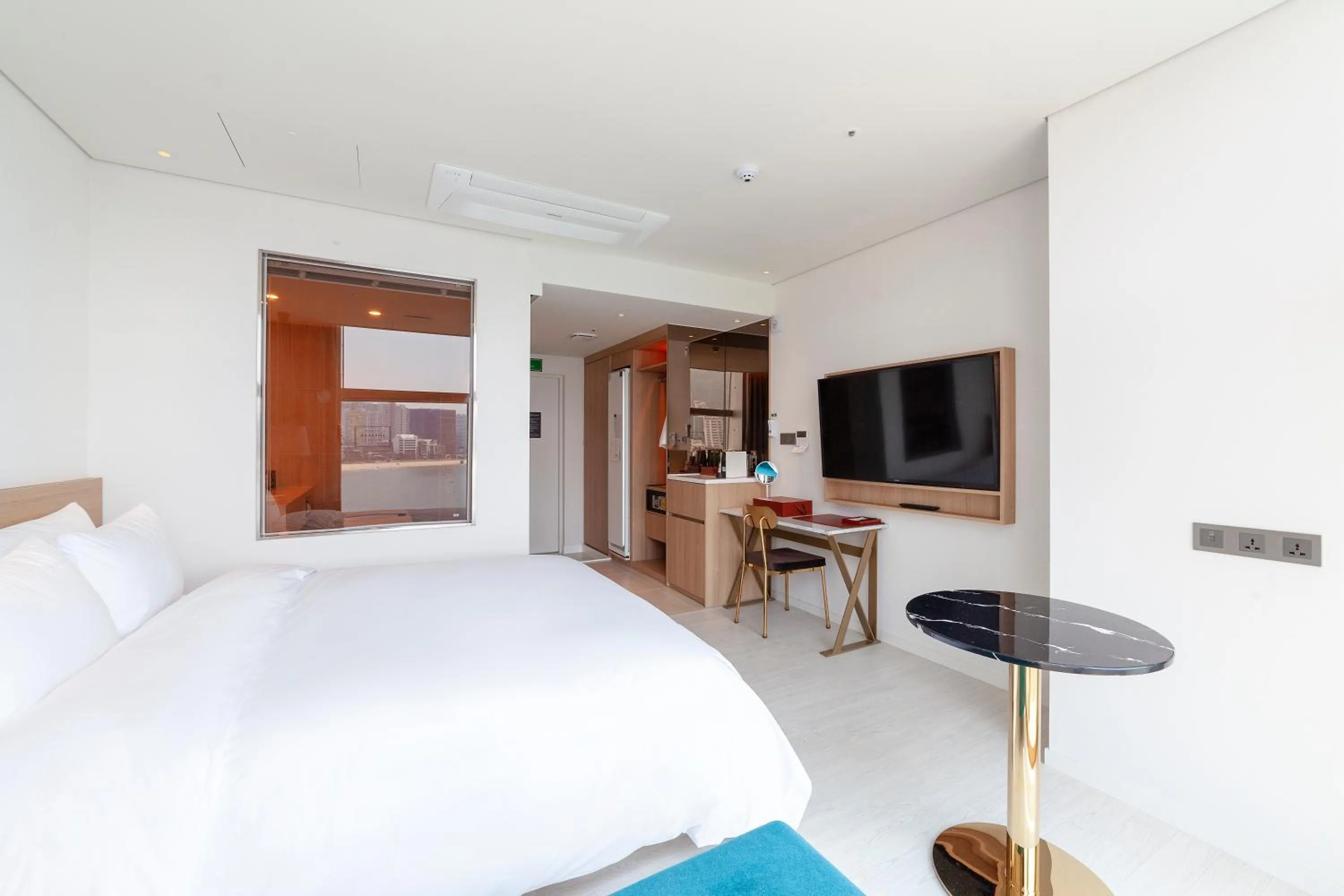 Bedroom, Bed in Ocean 2Heaven Hotel Busan