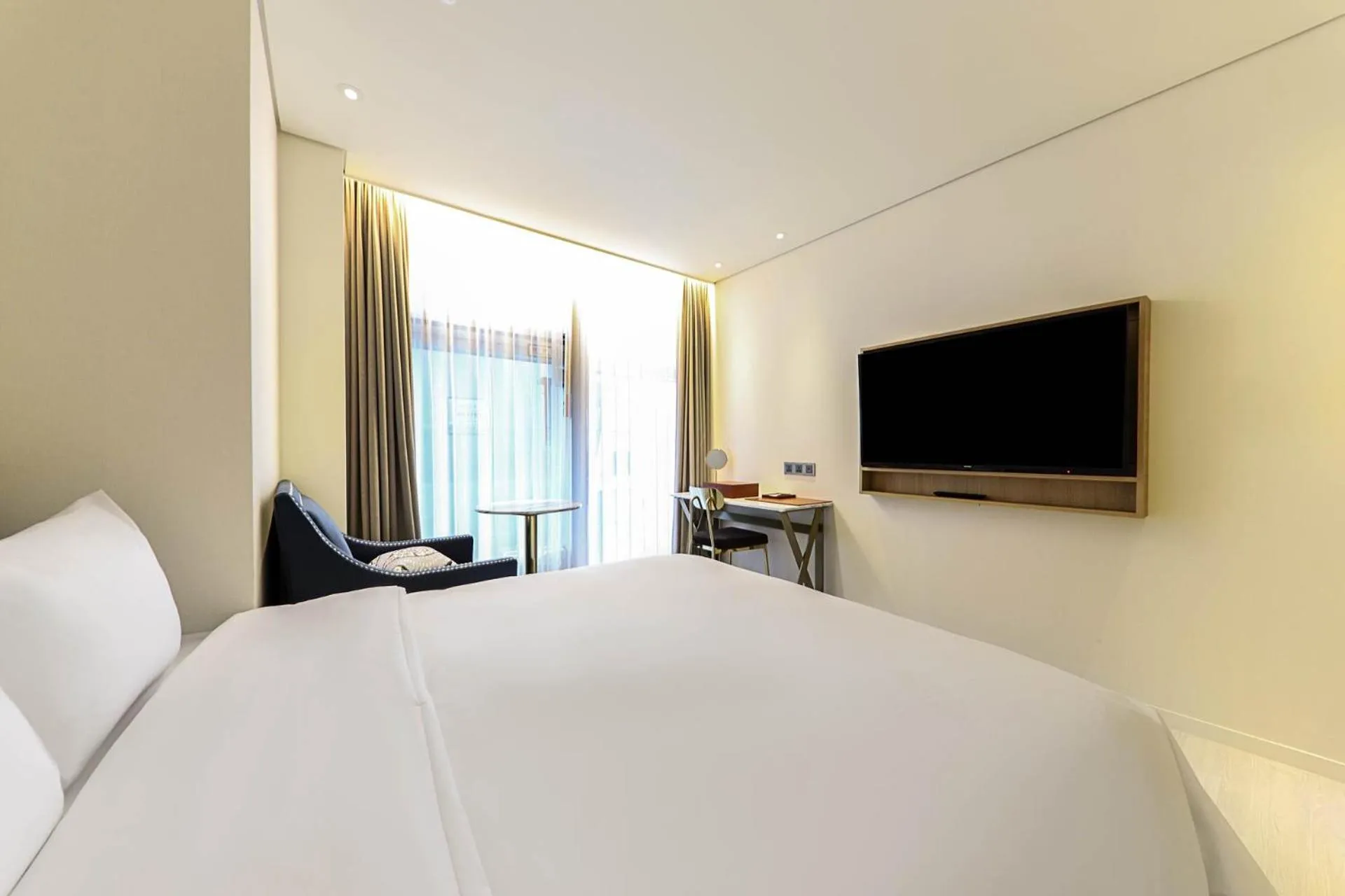 Bed in Ocean 2Heaven Hotel Busan