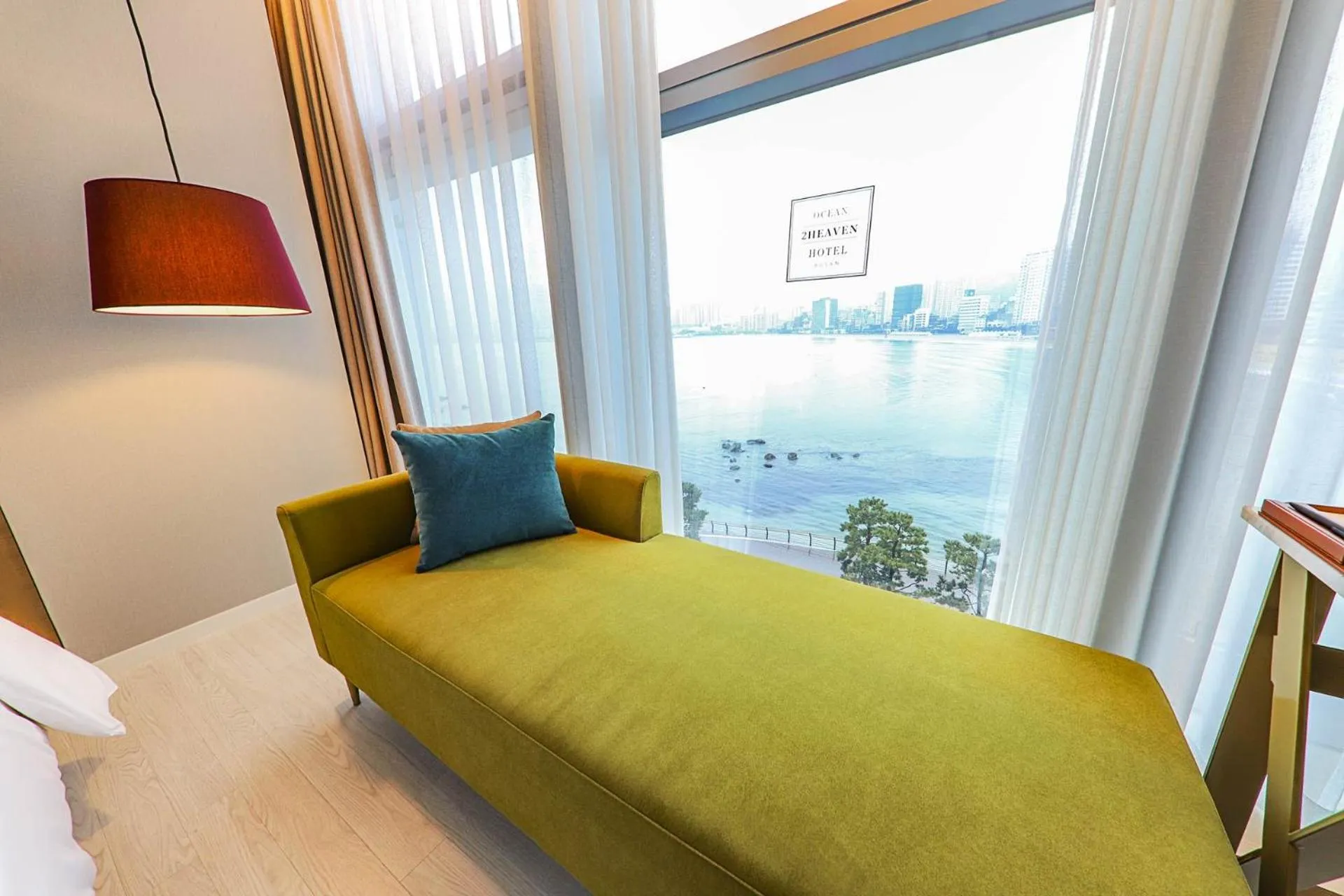 Bed in Ocean 2Heaven Hotel Busan