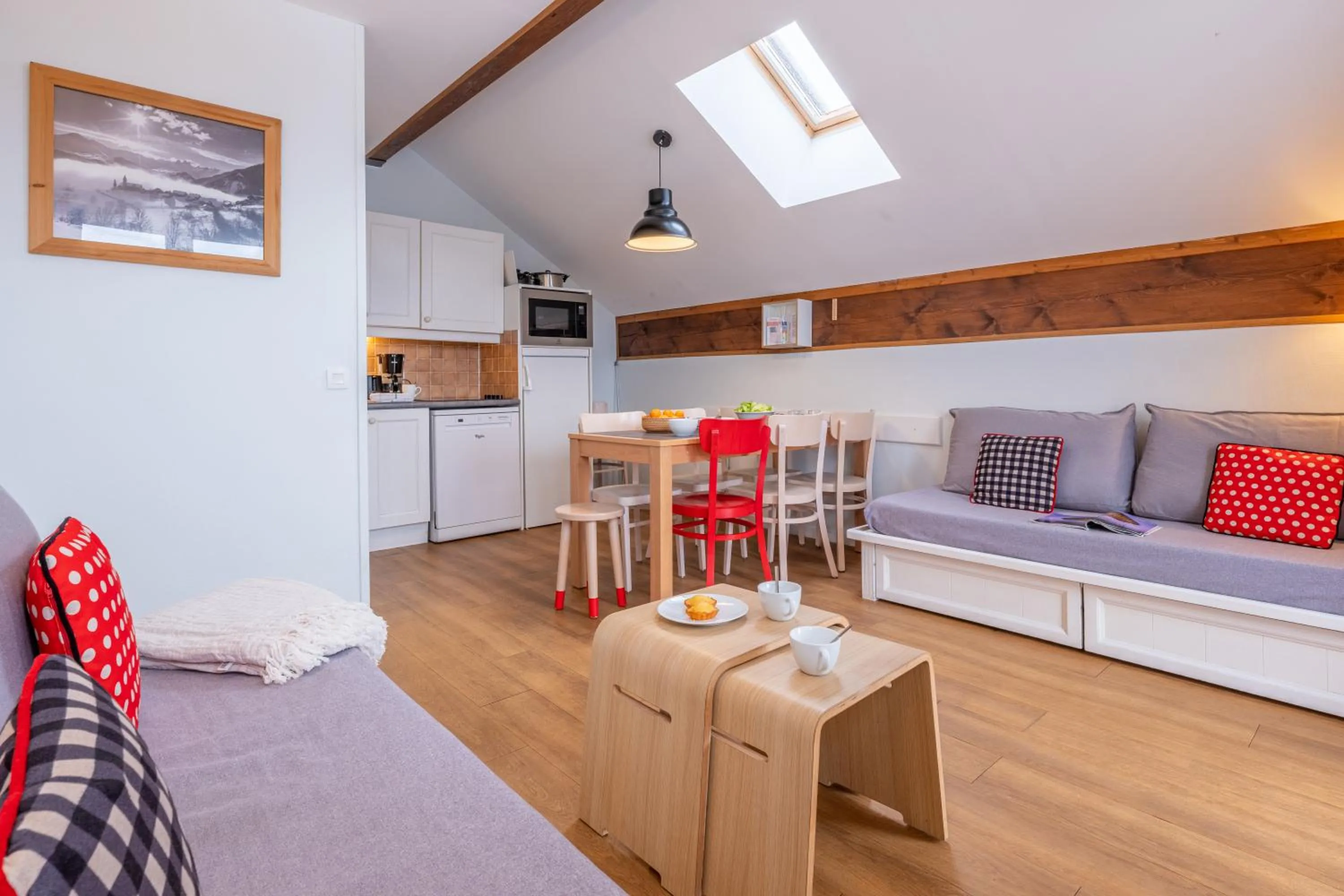 Kitchen or kitchenette in Résidence Pierre & Vacances Le Thabor