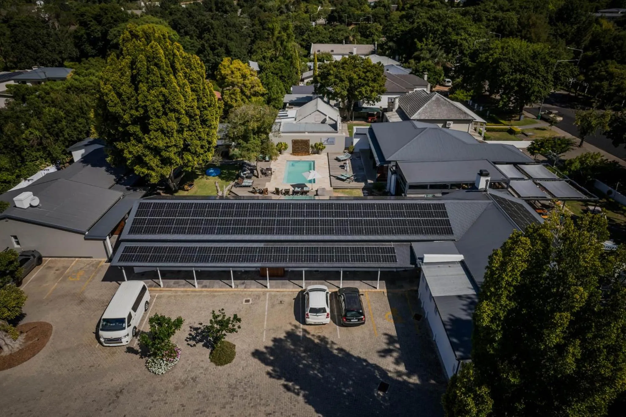 Bird's eye view in Aan de Eike Guest House