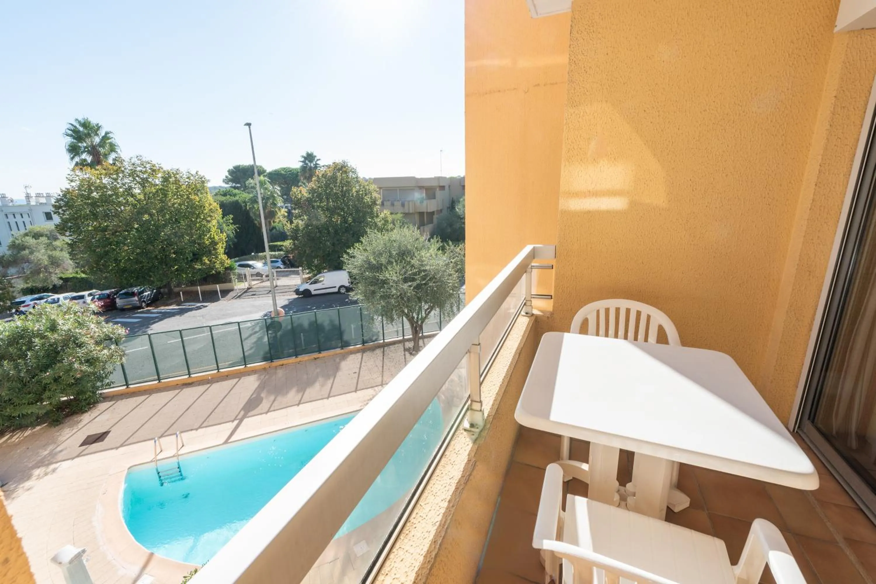 Patio in Résidence Pierre & Vacances La Rostagne