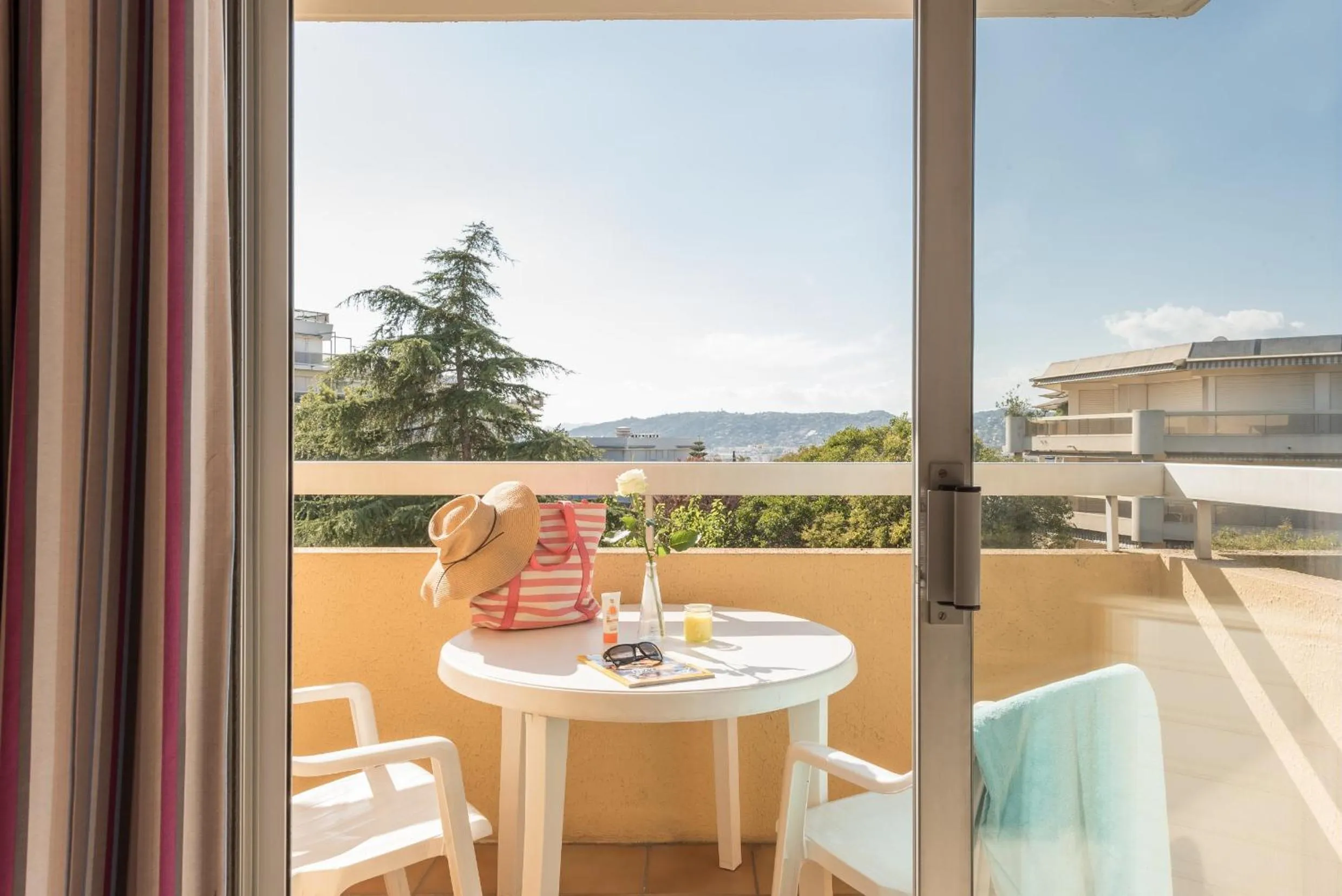 Patio in Résidence Pierre & Vacances La Rostagne