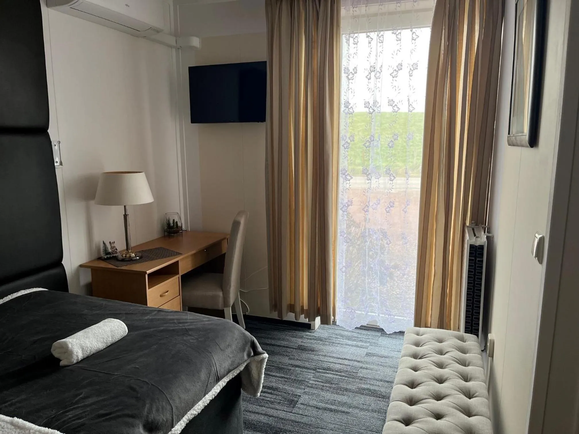 Bed in Hotel Dijkzicht