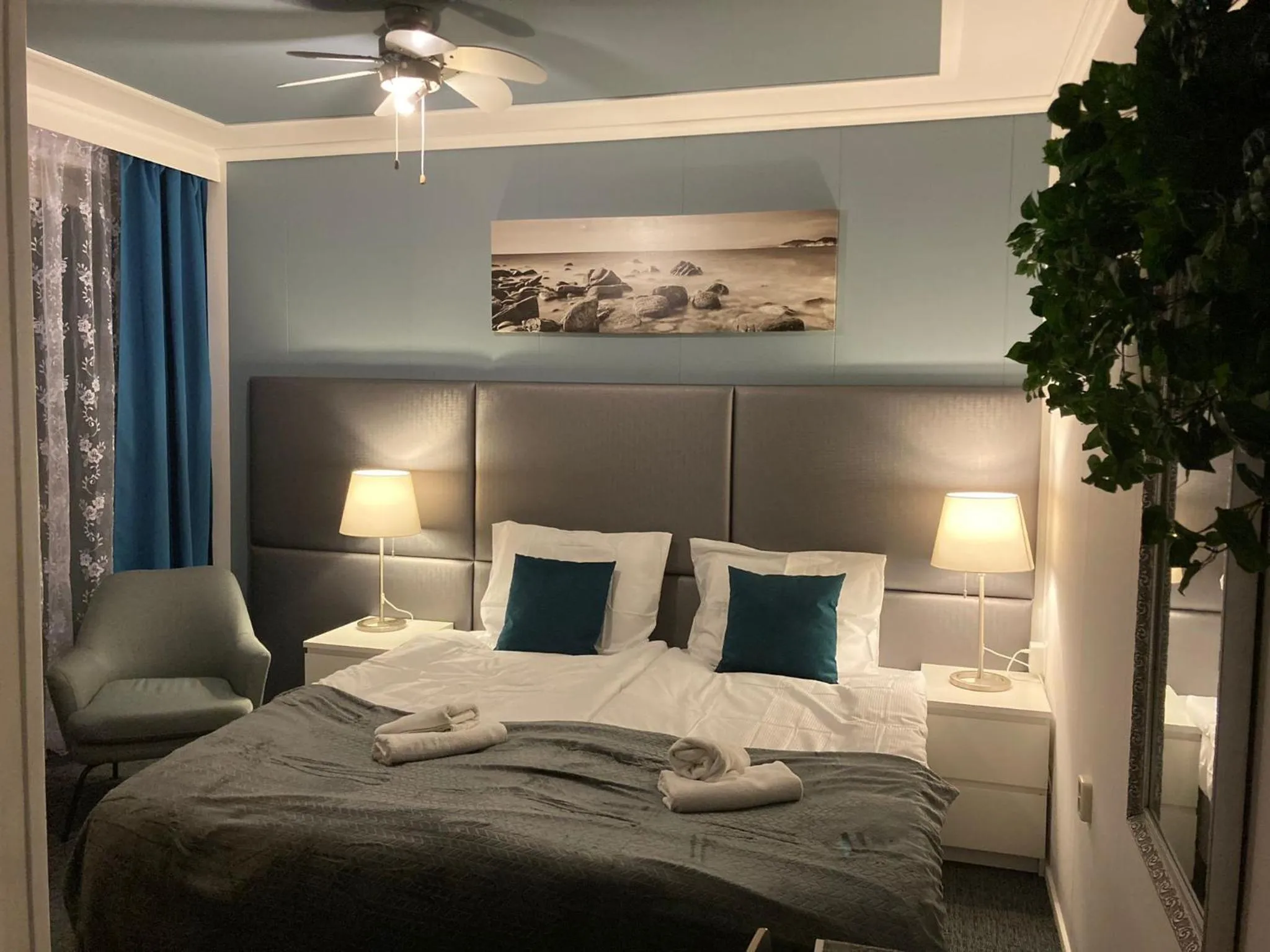 Bed in Hotel Dijkzicht