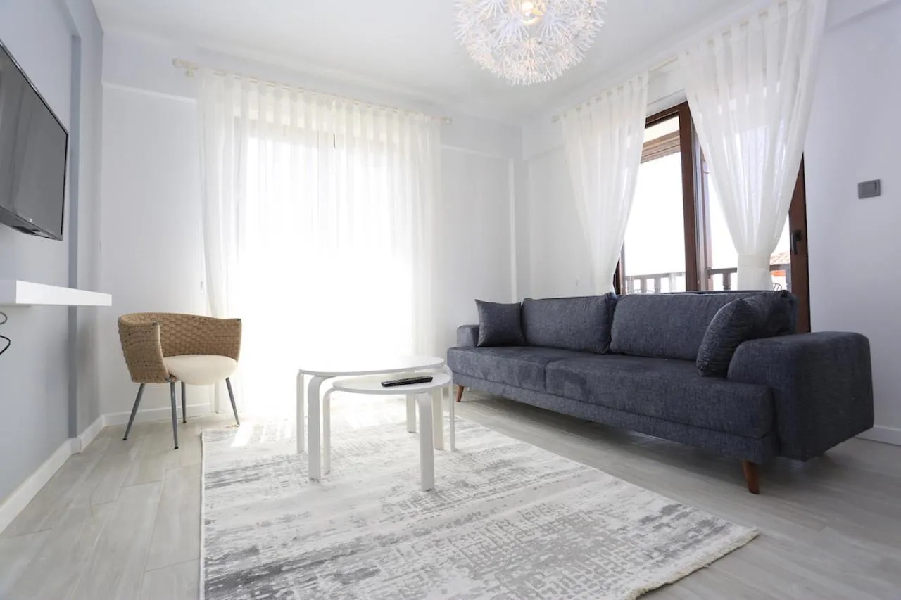 Living room in Verde Suites Akyaka