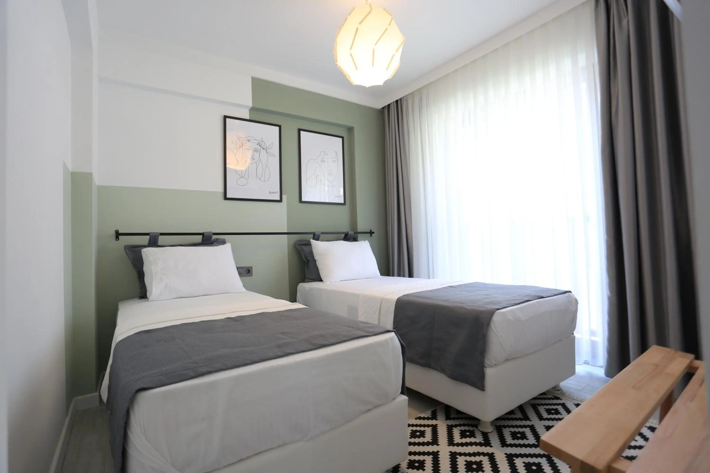 Bed in Verde Suites Akyaka