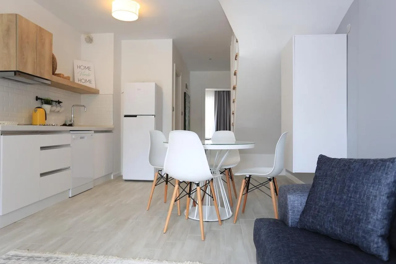 Kitchen or kitchenette in Verde Suites Akyaka