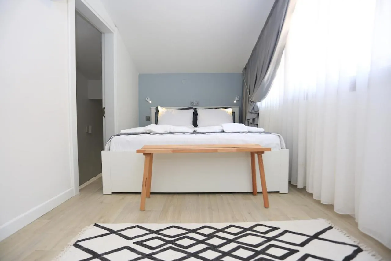 Bed in Verde Suites Akyaka