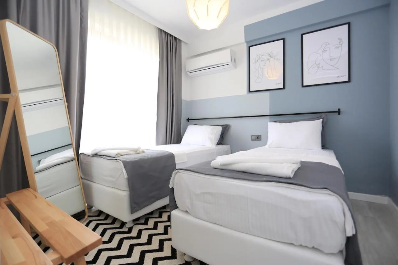 Bed in Verde Suites Akyaka