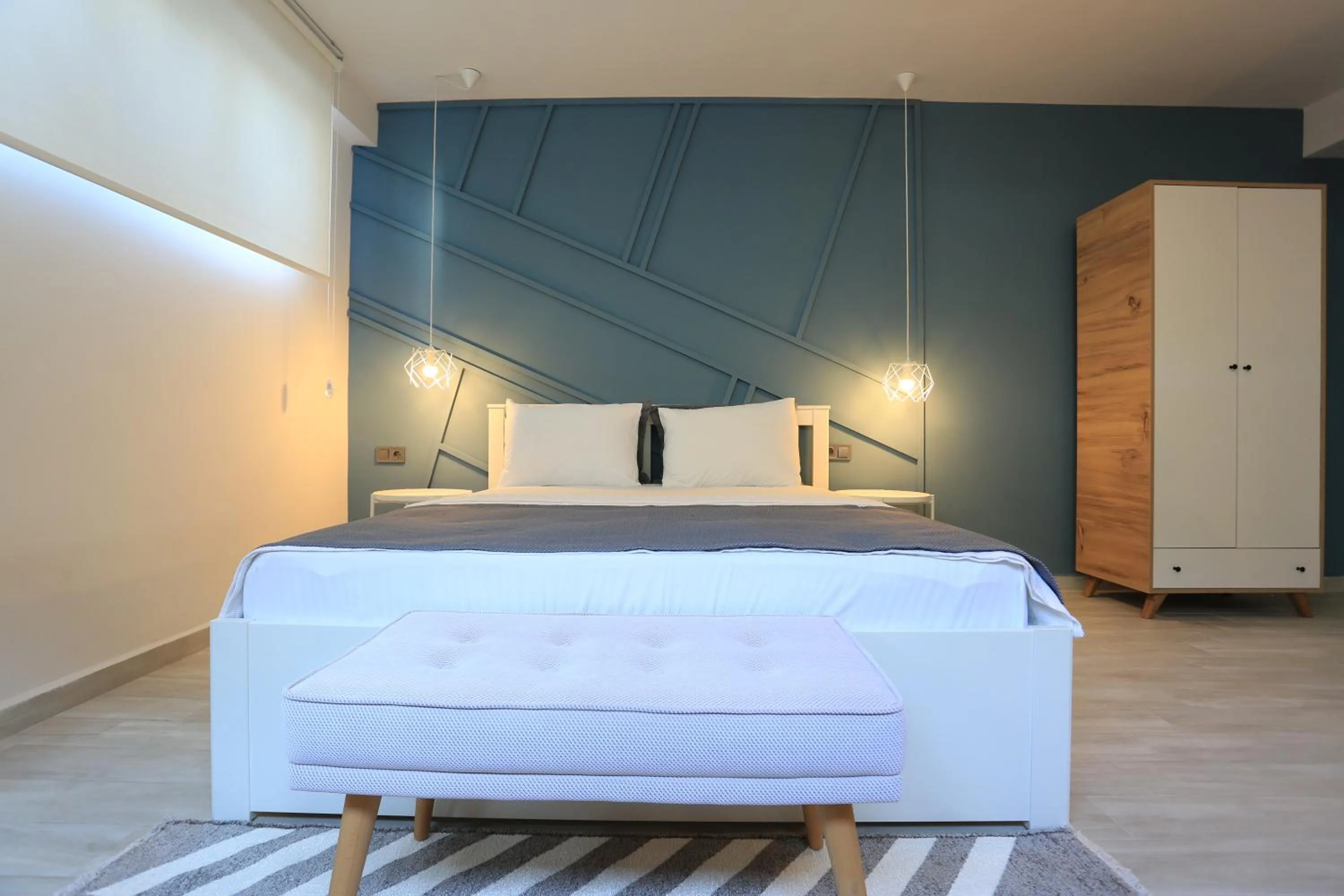 Bed in Verde Suites Akyaka