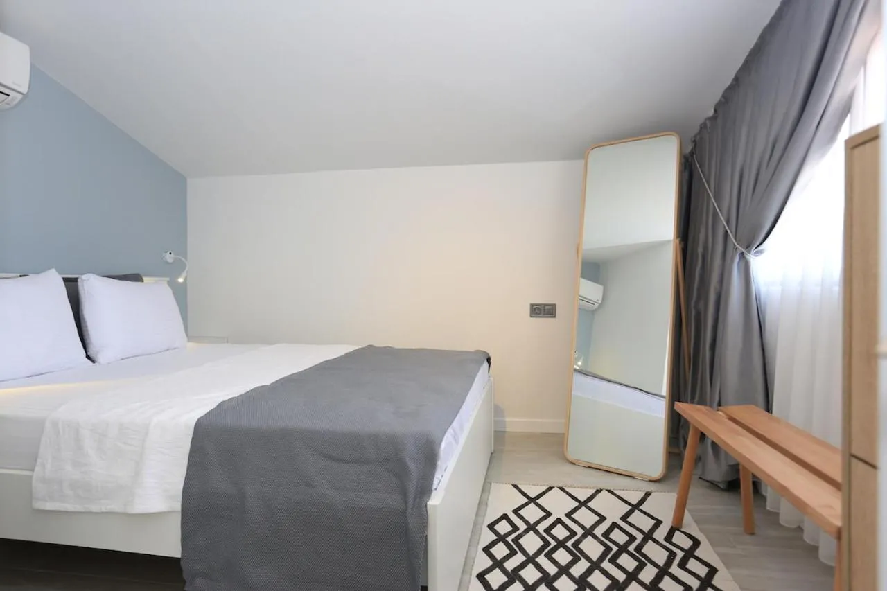 Bed in Verde Suites Akyaka