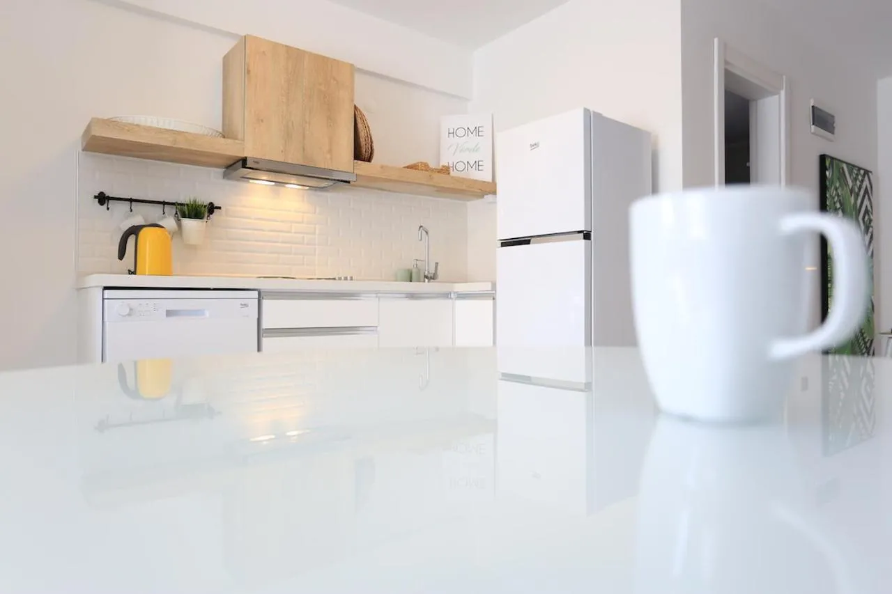 Kitchen or kitchenette in Verde Suites Akyaka