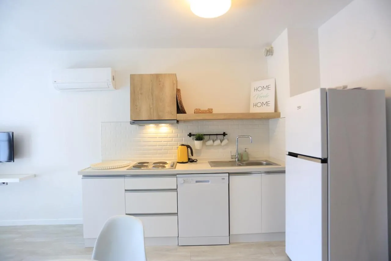 Kitchen or kitchenette in Verde Suites Akyaka