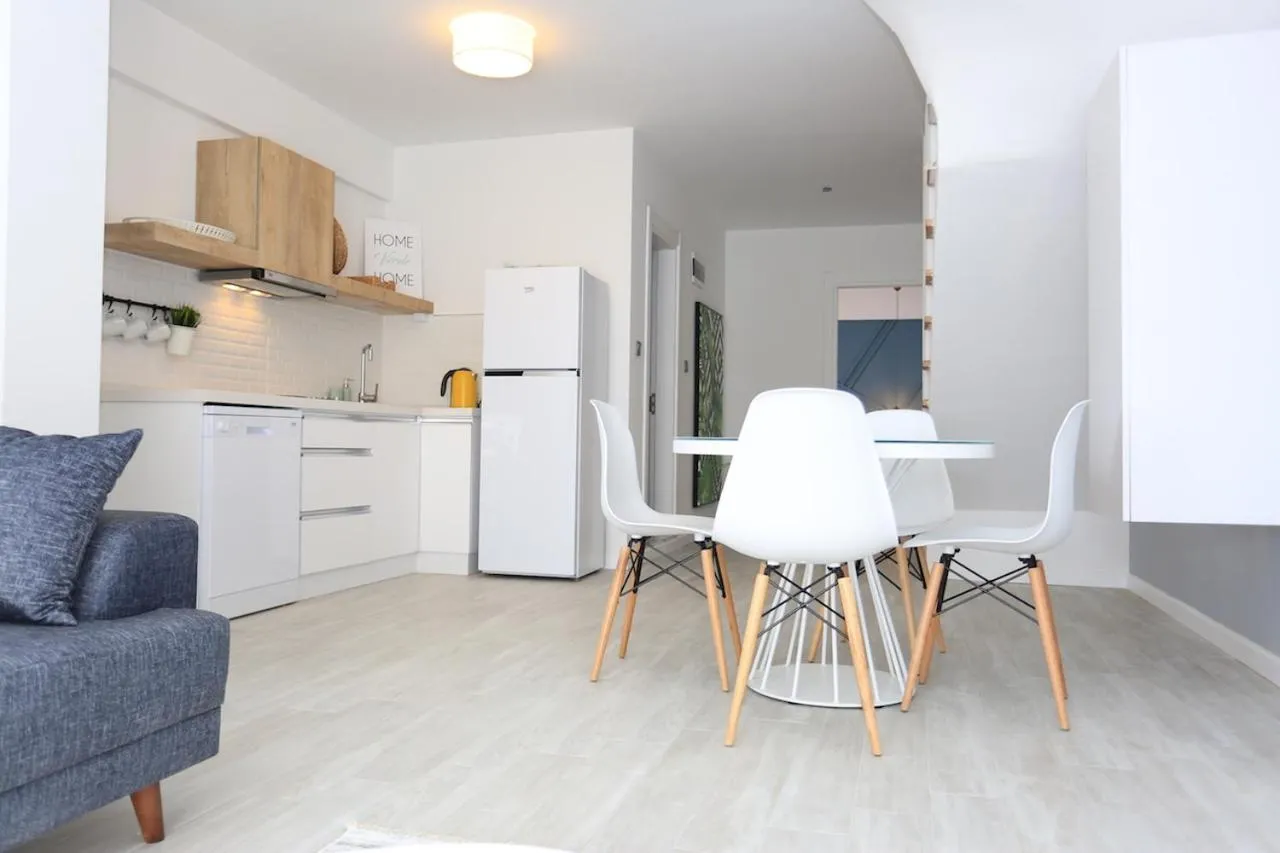 Kitchen or kitchenette in Verde Suites Akyaka