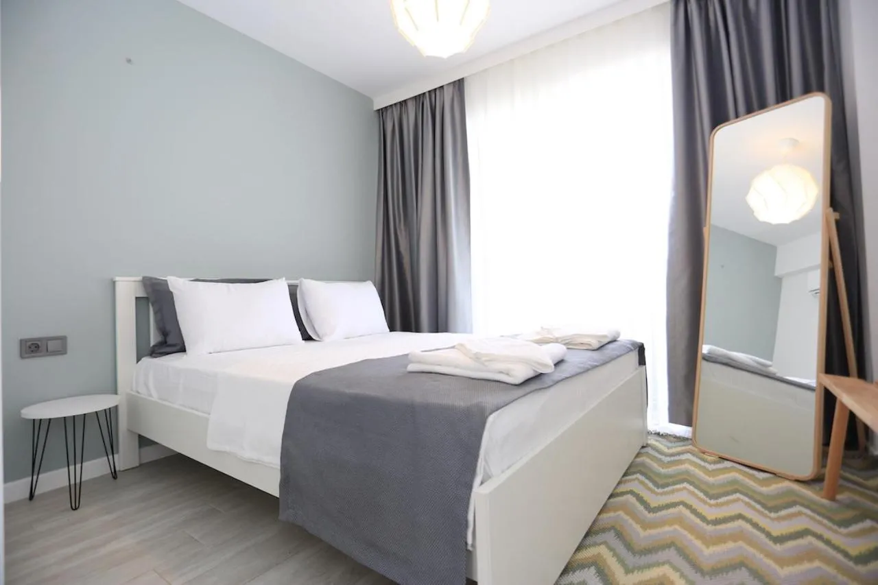 Bed in Verde Suites Akyaka