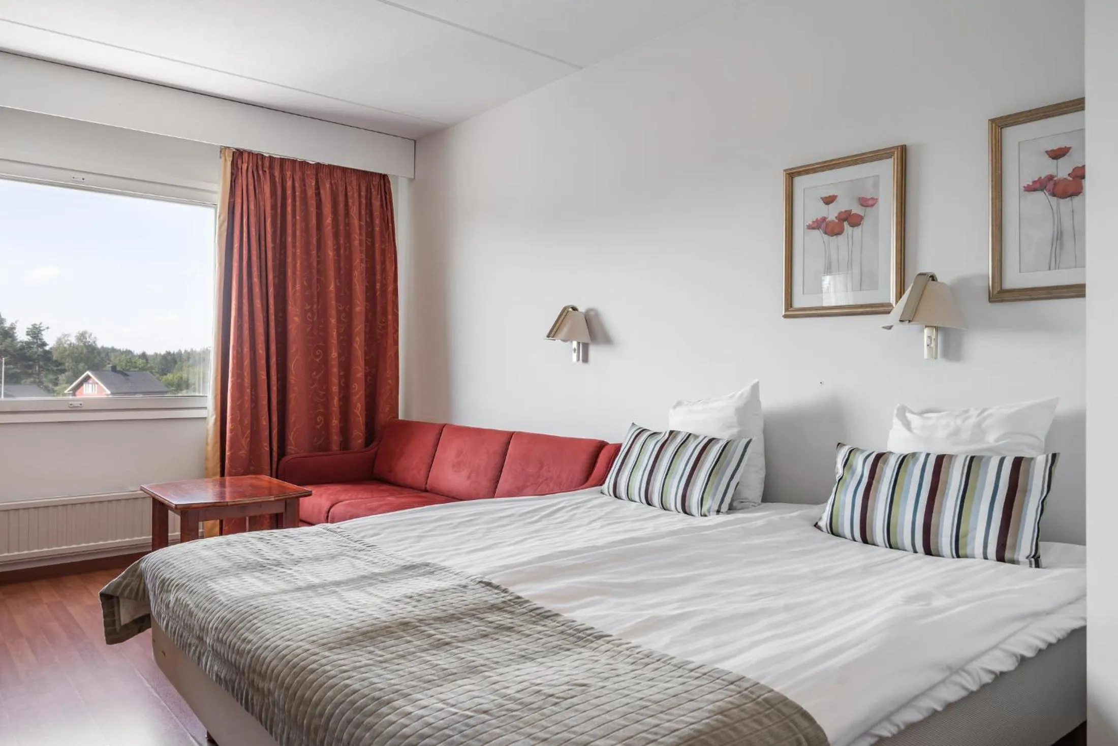 Bedroom, Bed in Teatterihotelli Riihimäki