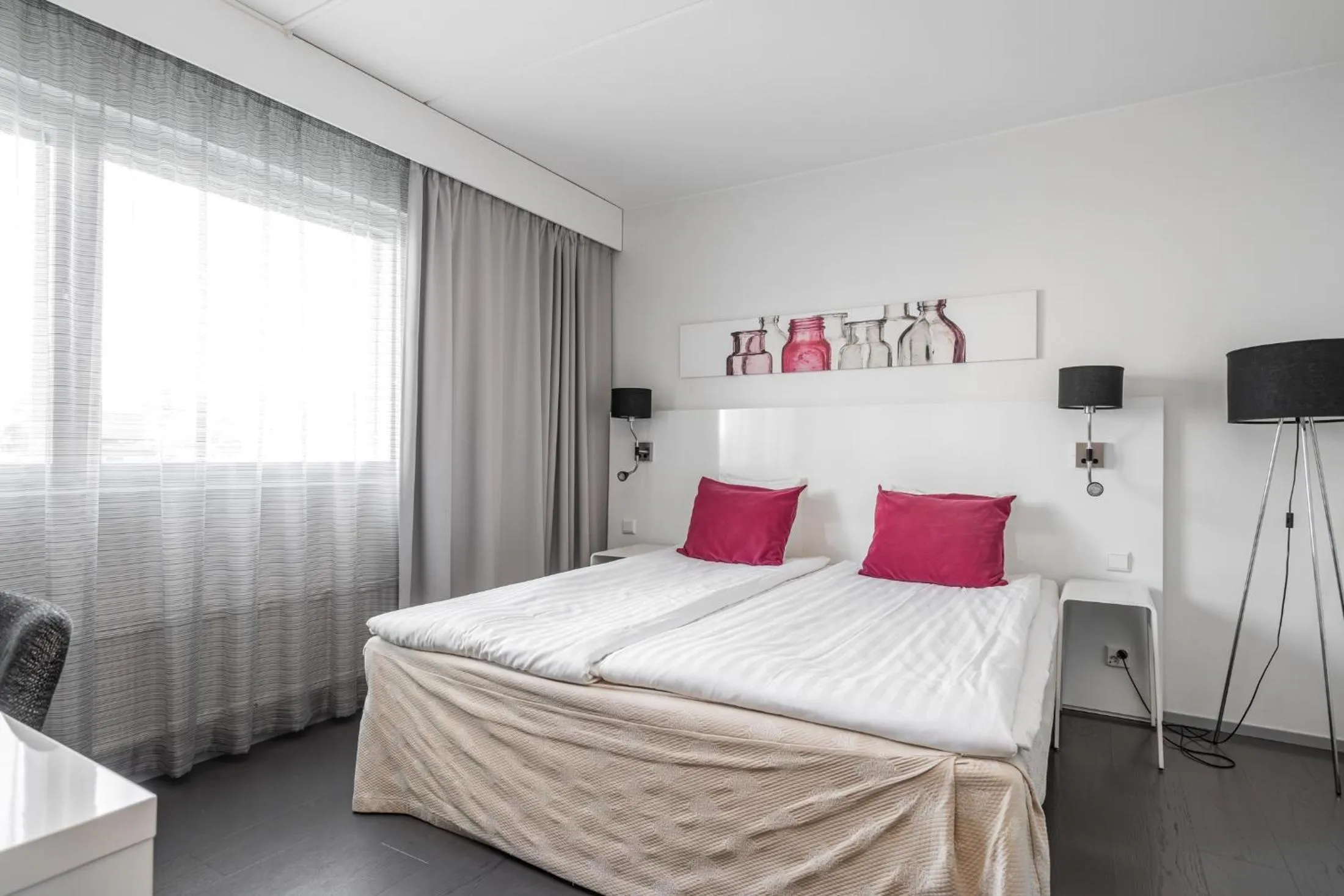 Bedroom, Bed in Teatterihotelli Riihimäki