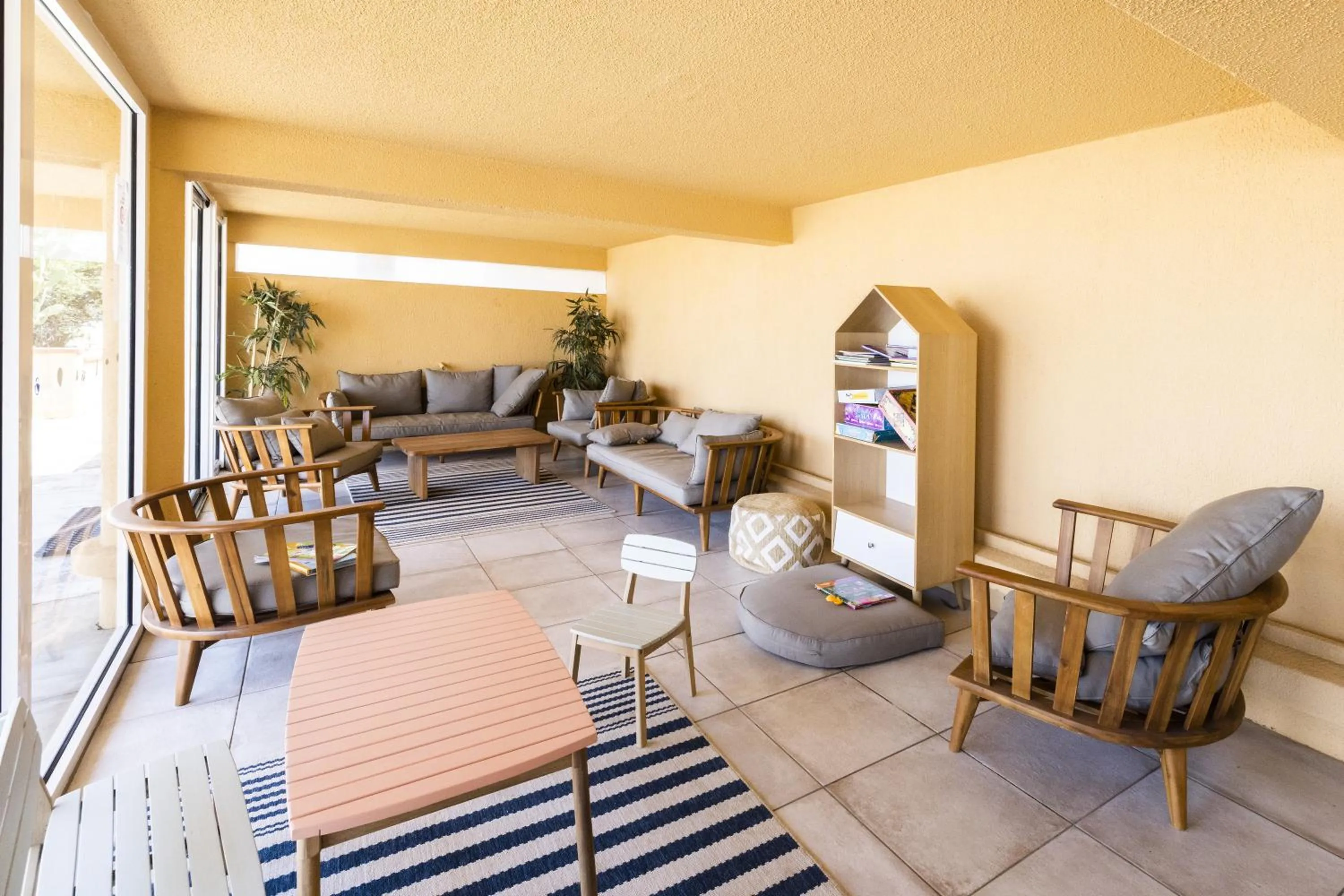 Living room in Residence Pierre & Vacances Les Balcons de Collioure