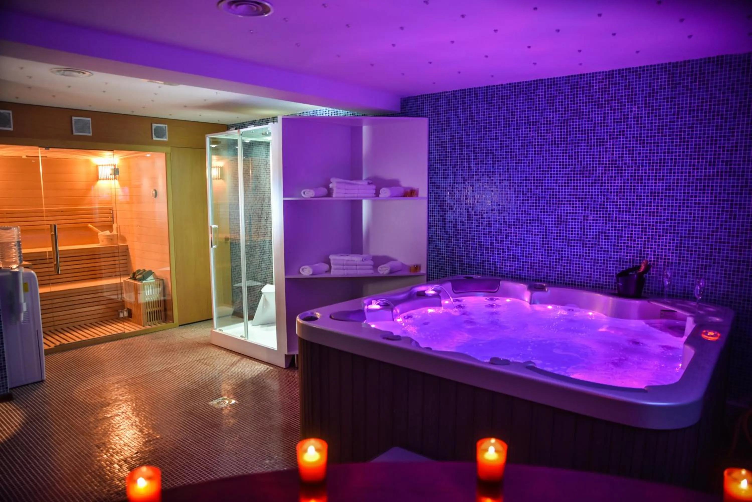 Sauna in Padam Hotel & SPA