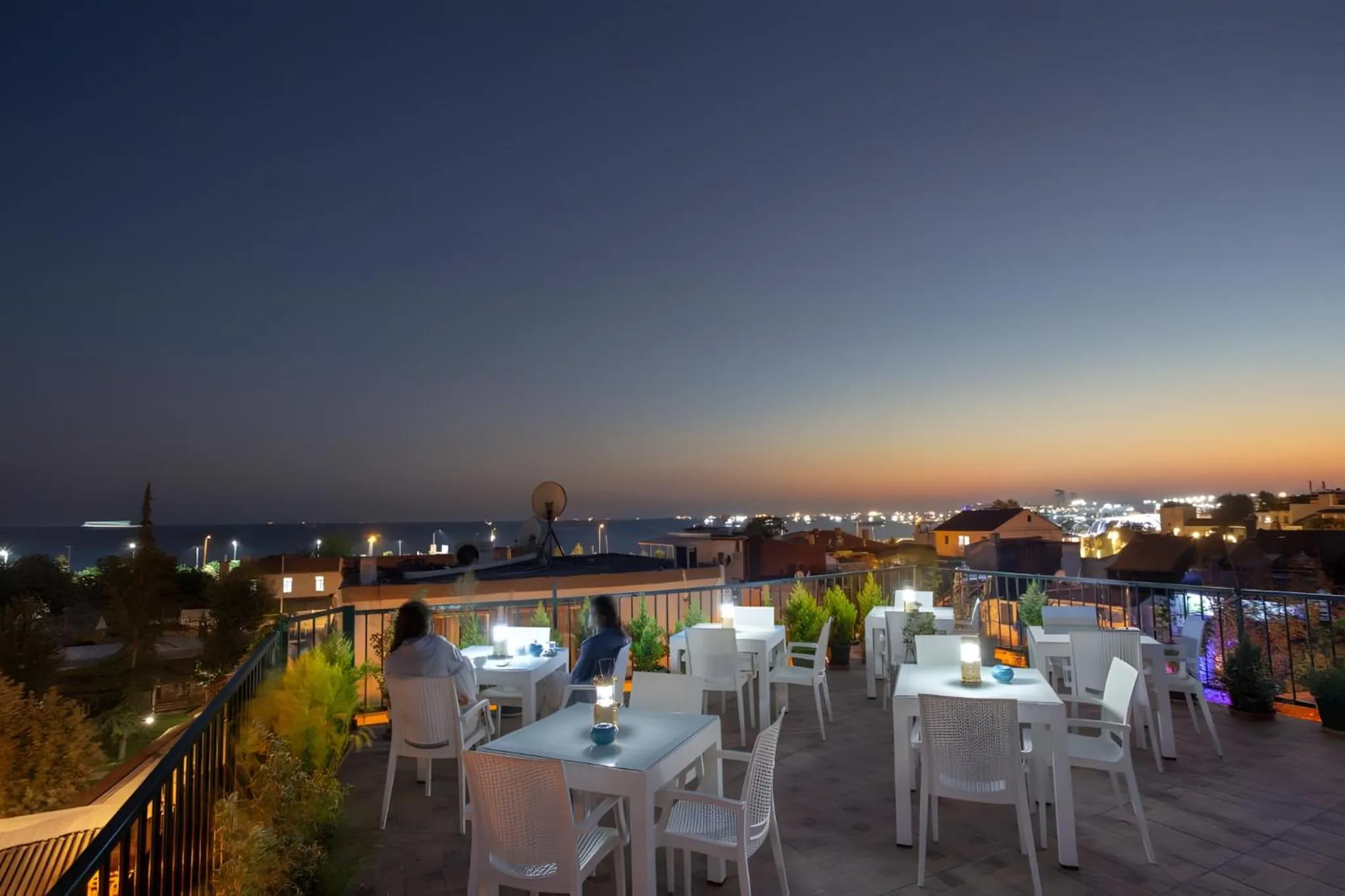 Patio in Sofia Corner Hotel